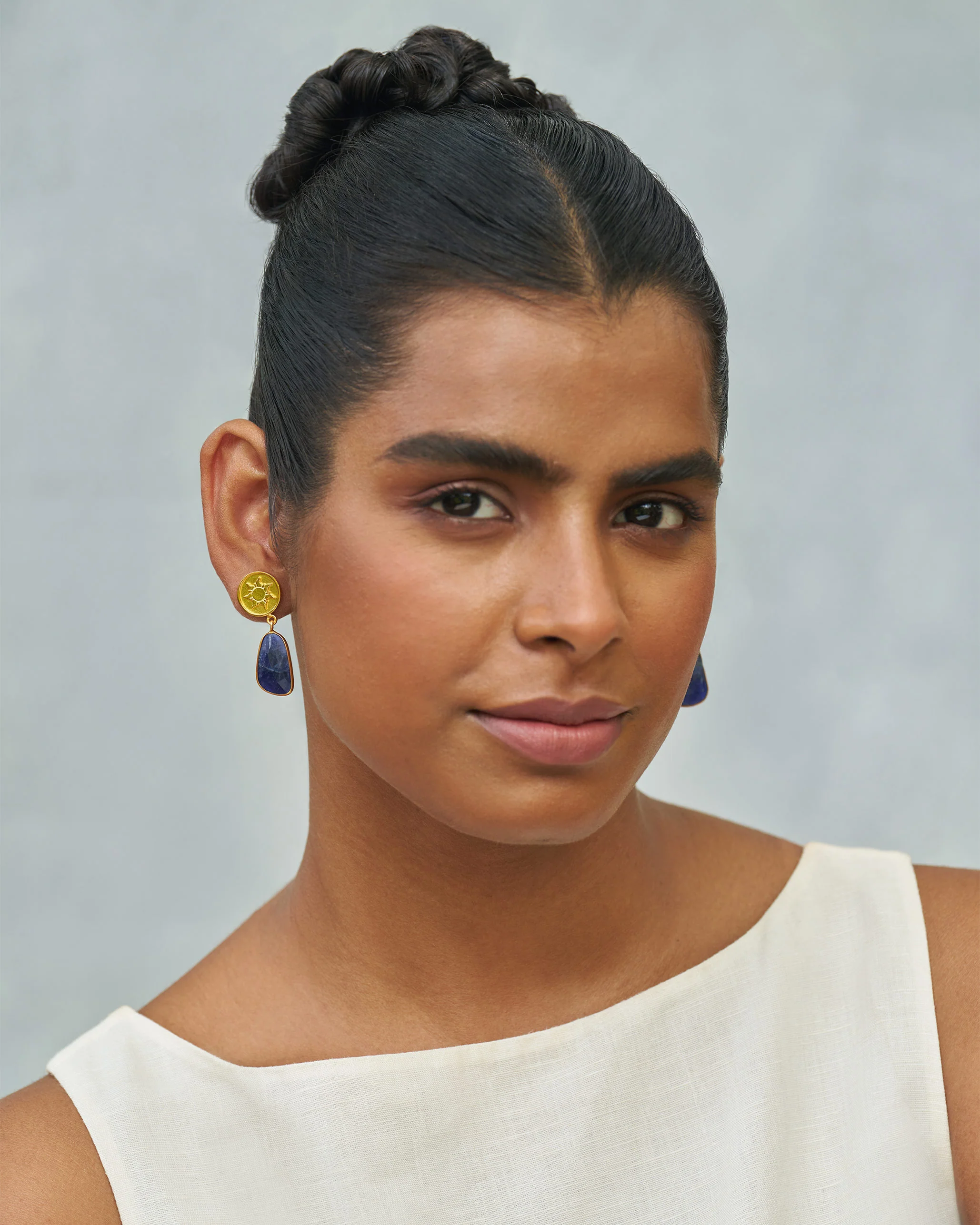 Sunrise Earrings - Blue - Image 4