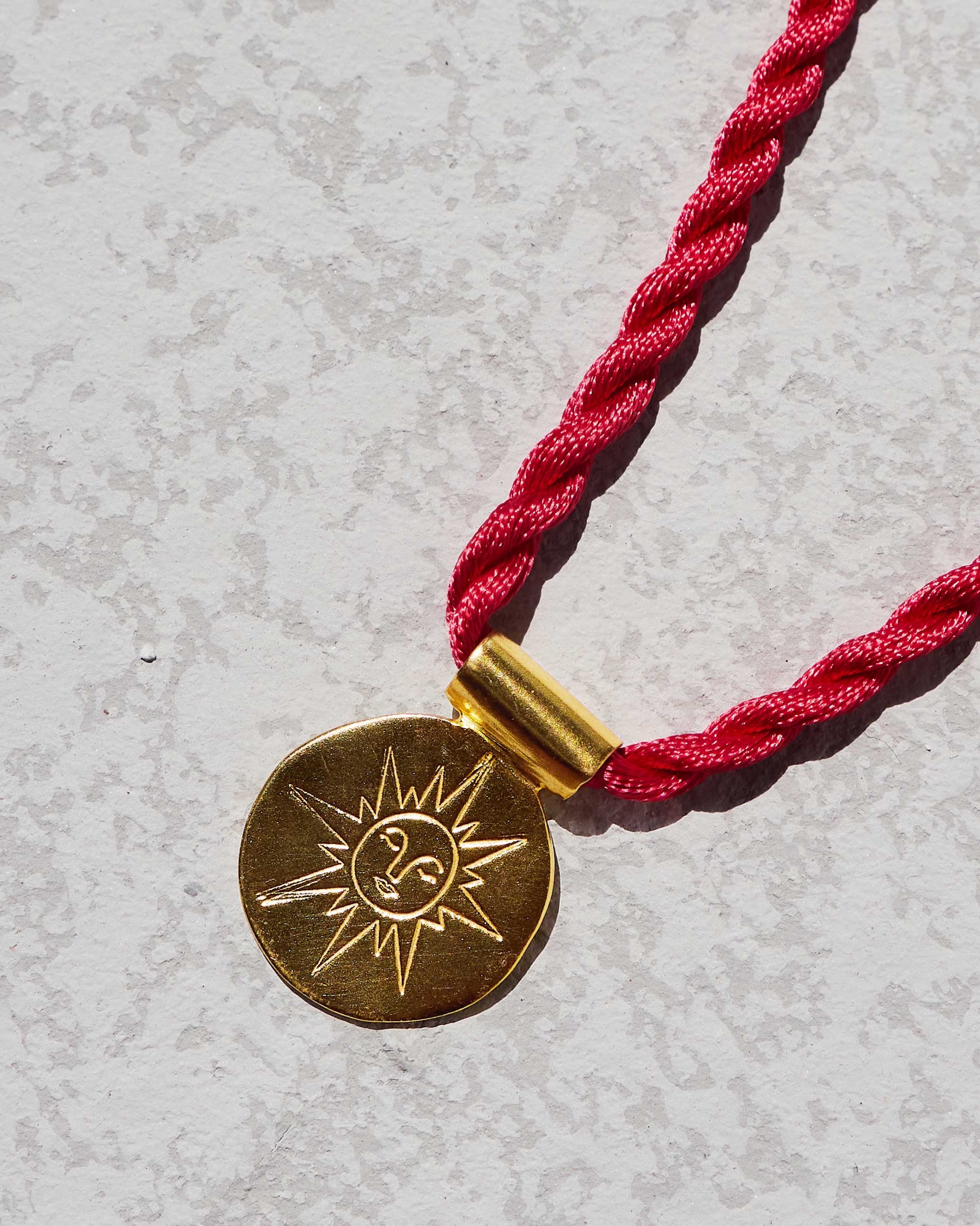 Surya Necklace - Gold & Pink - Image 2