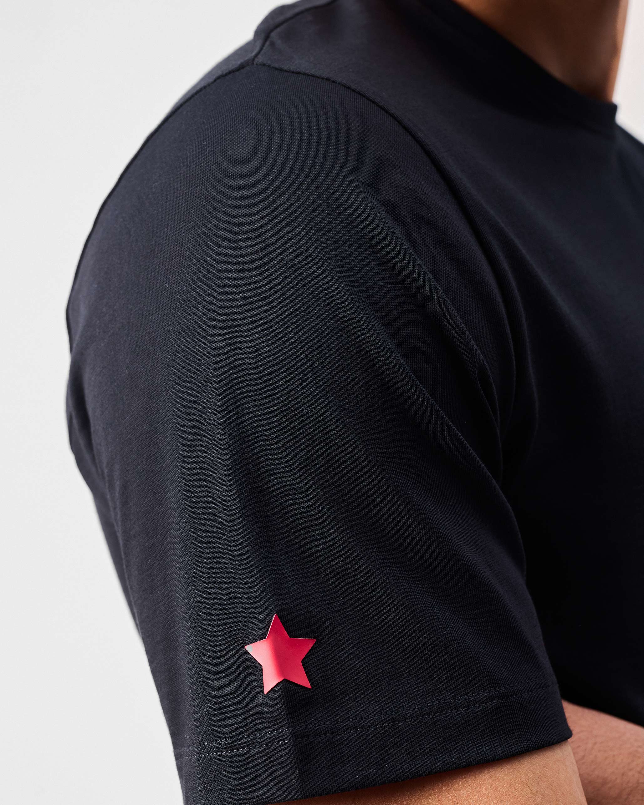 Sushi Mushi T-shirt - Black & Navy Print - Image 8