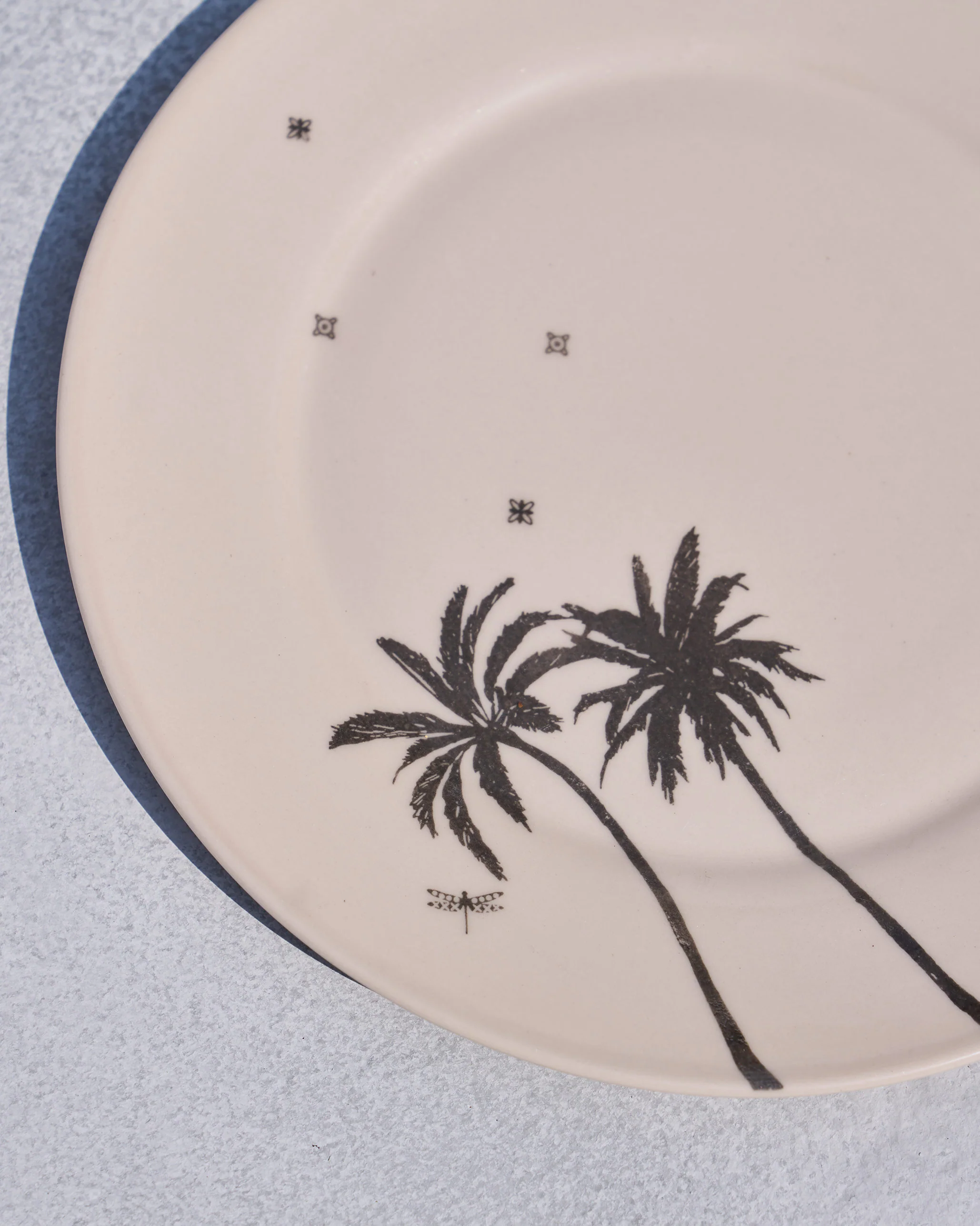 Swaying Palm Quarter Plate - Ivory - Image 2