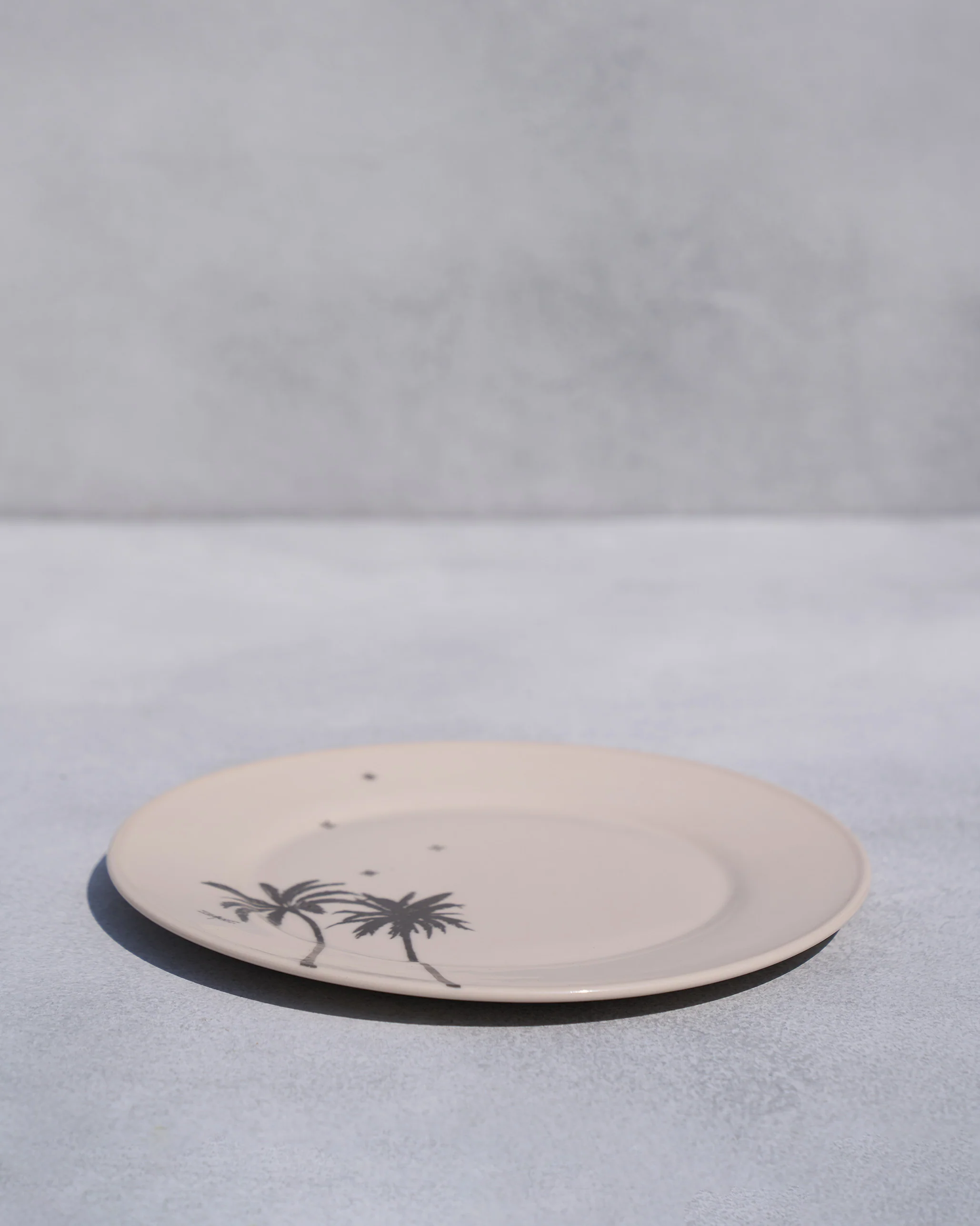 Swaying Palm Quarter Plate - Ivory - Image 3