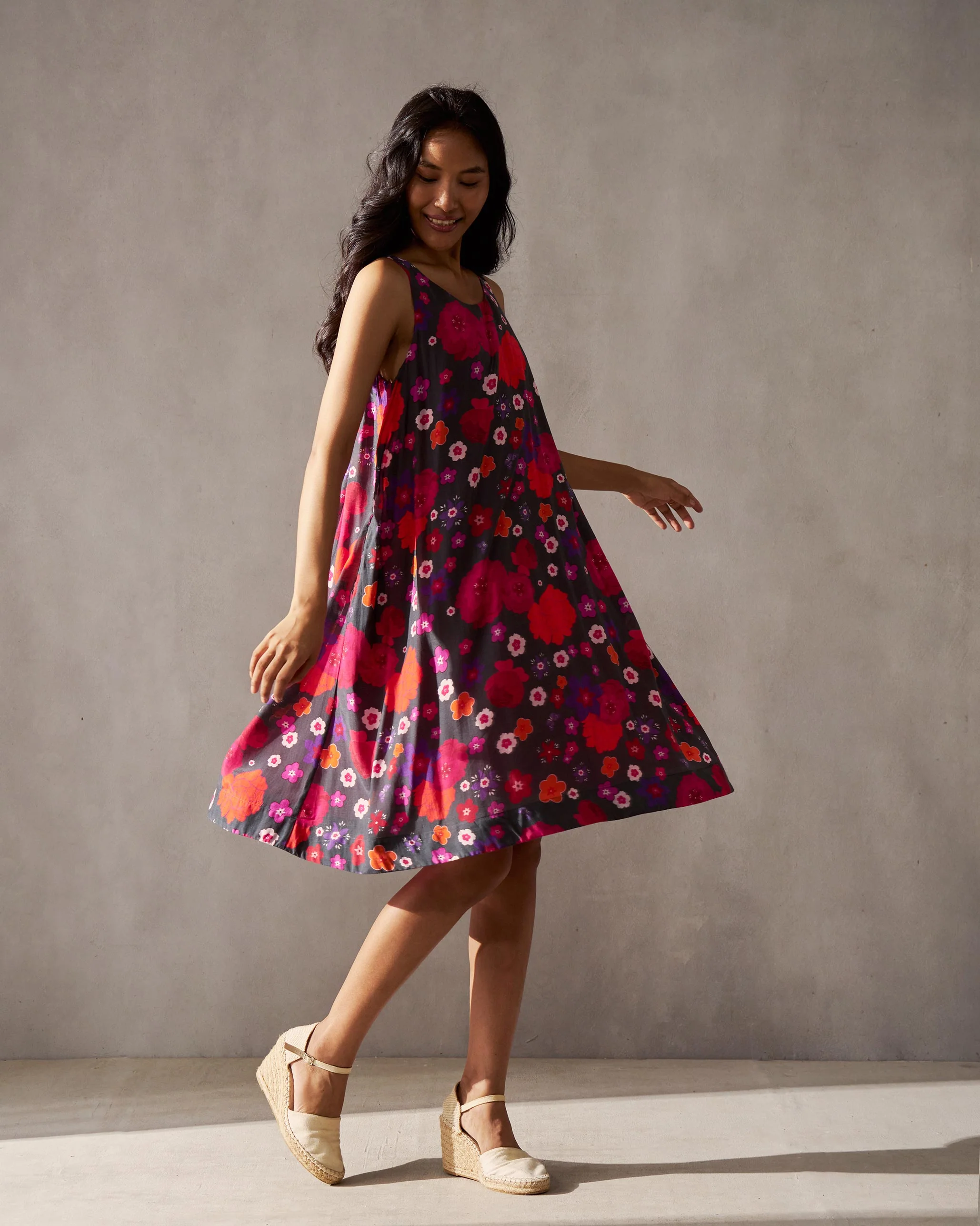 Swing Strappy Dress - Multi Color - Image 3