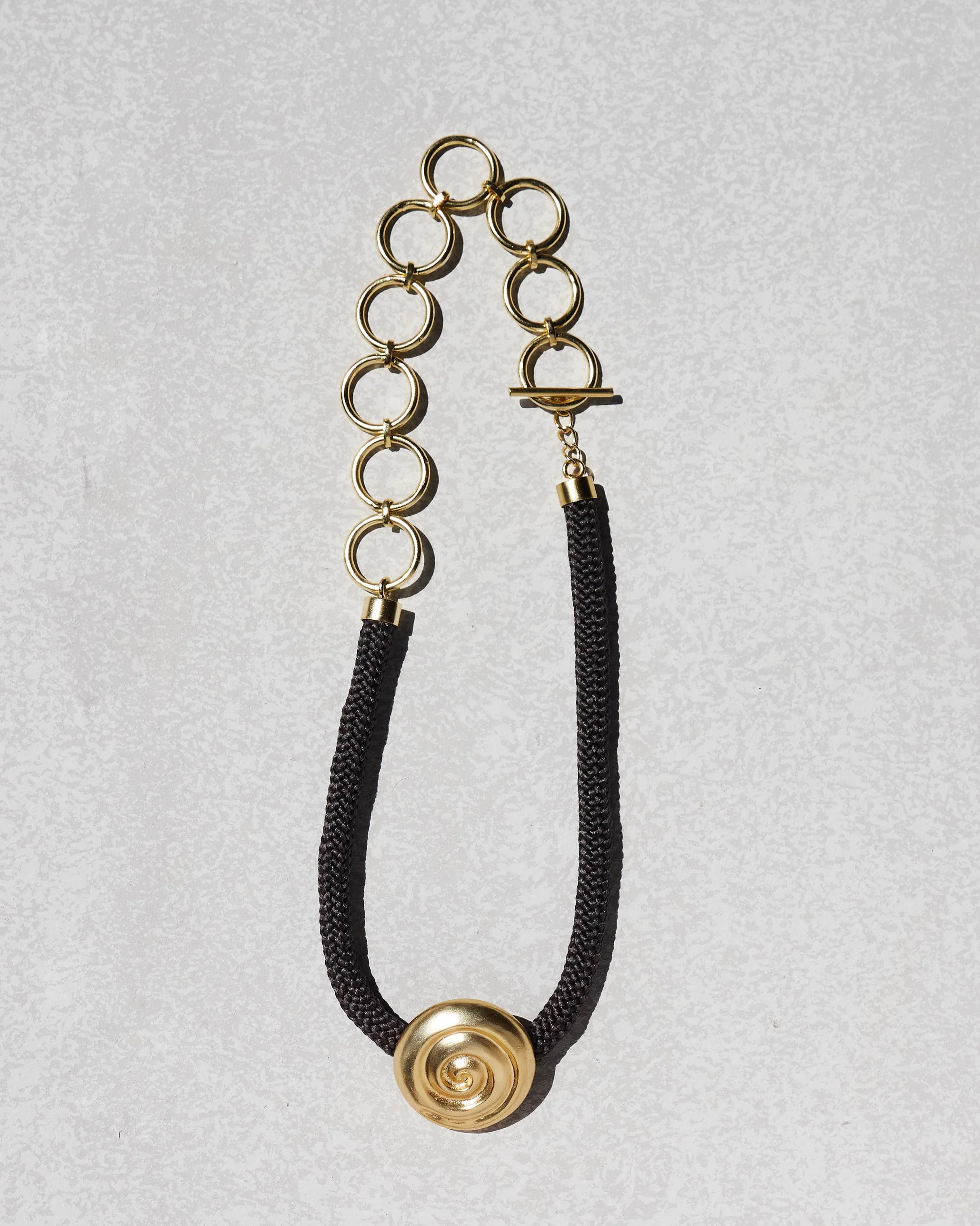 Swirlpool Necklace - Brass - Image 4