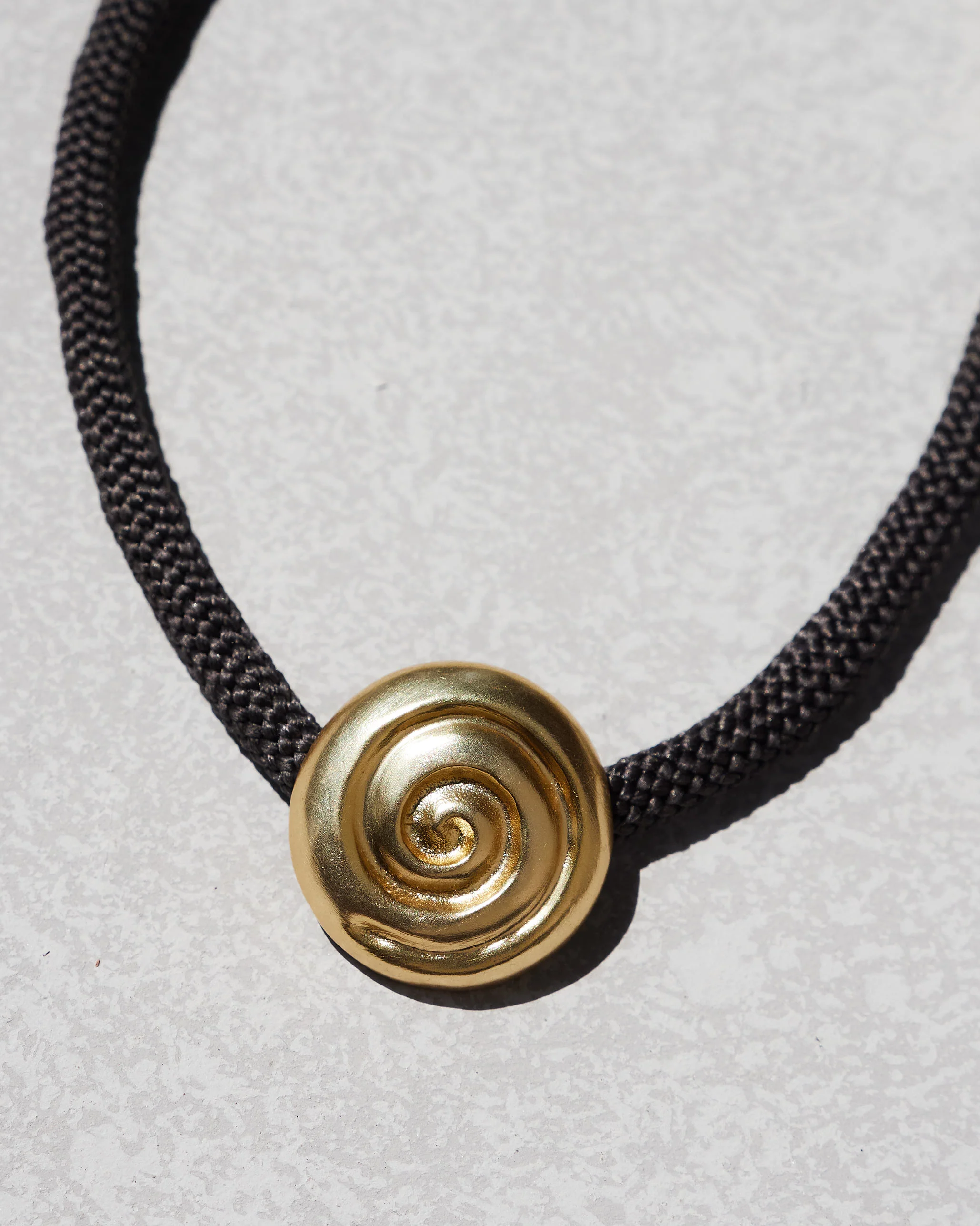 Swirlpool Necklace - Brass - Image 5