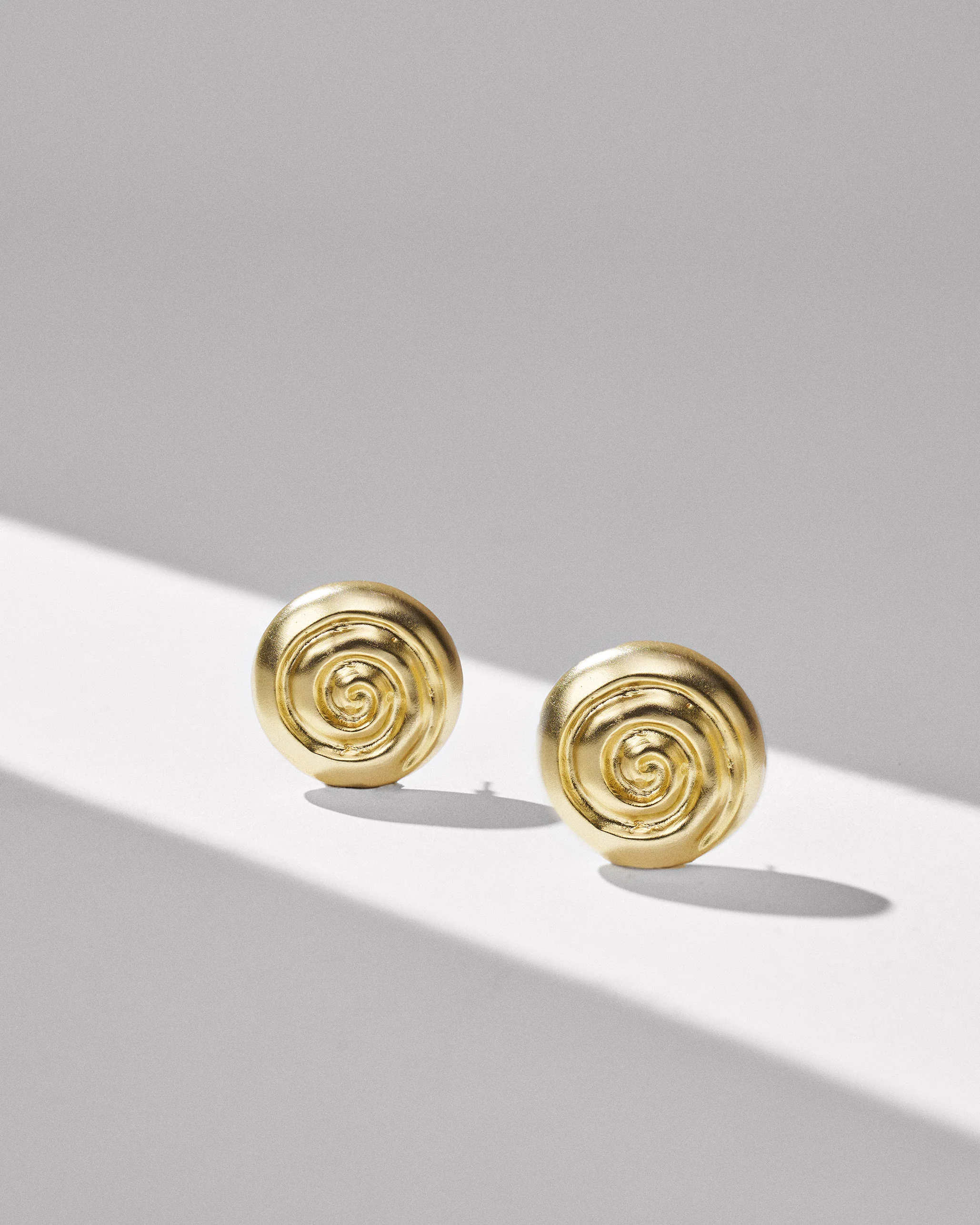 Swirlpool Studs - Gold - Image 2