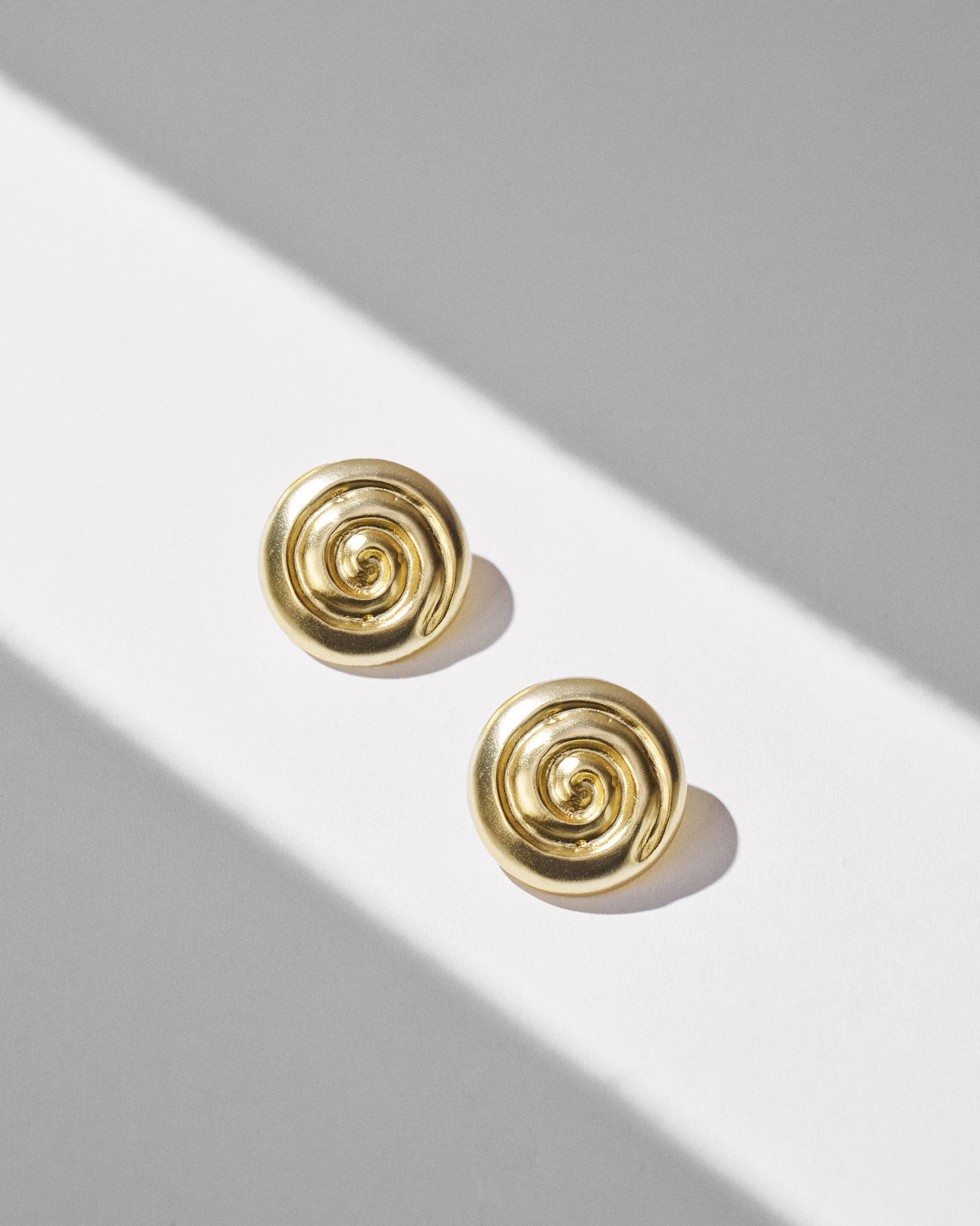 Swirlpool Studs - Gold - Image 3