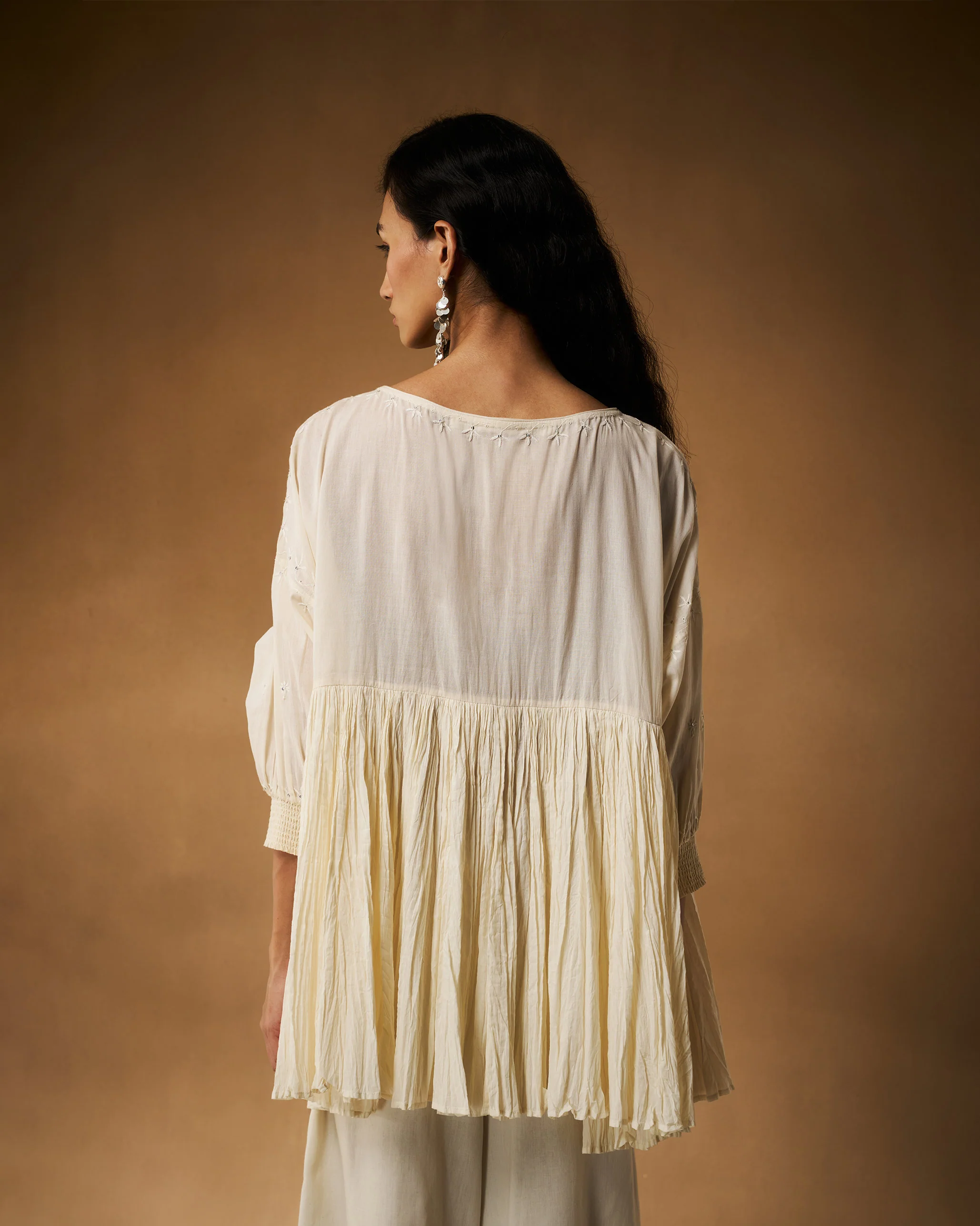 Taabir Top - Ivory Chikankari - Image 10