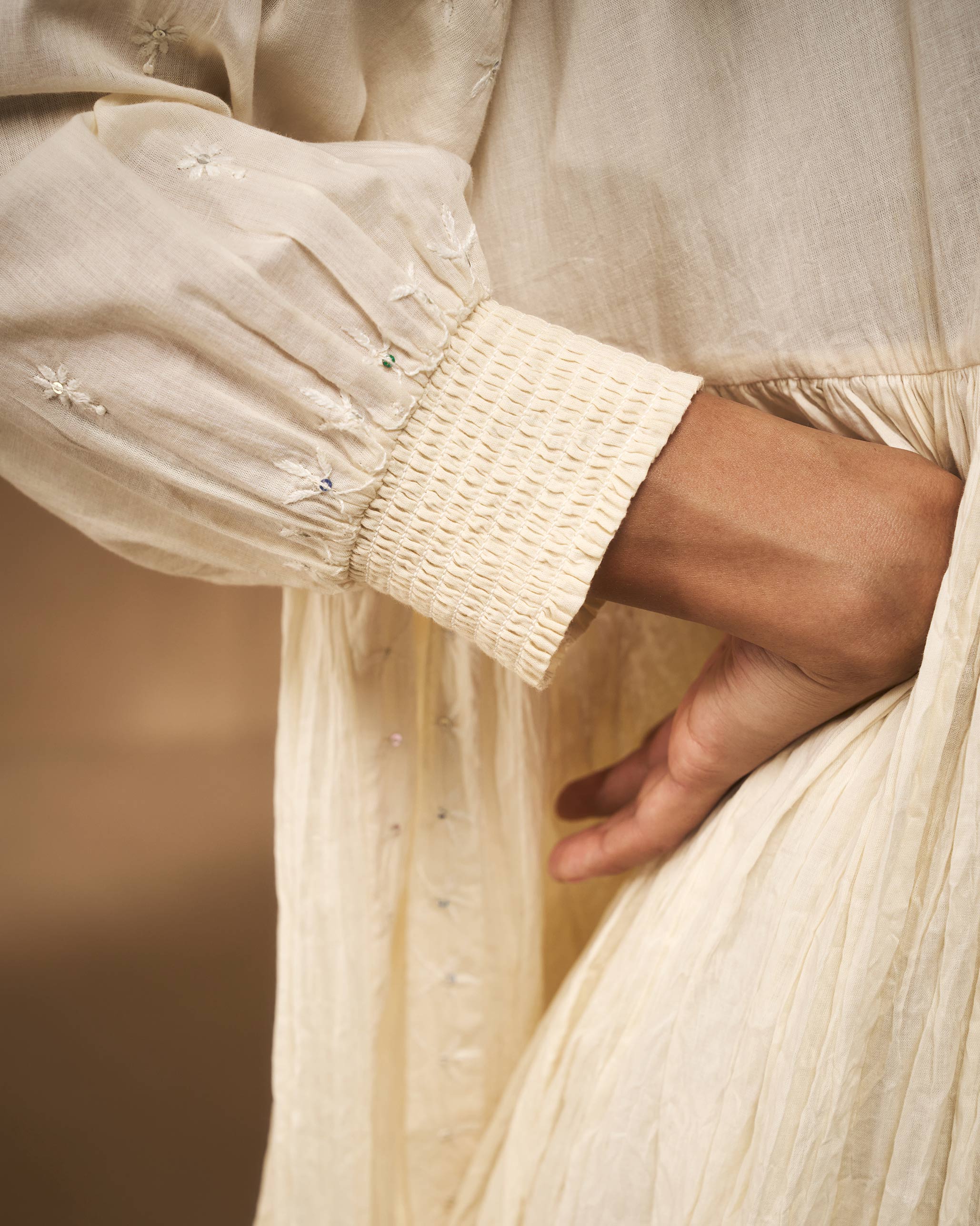 Taabir Top - Ivory Chikankari - Image 5