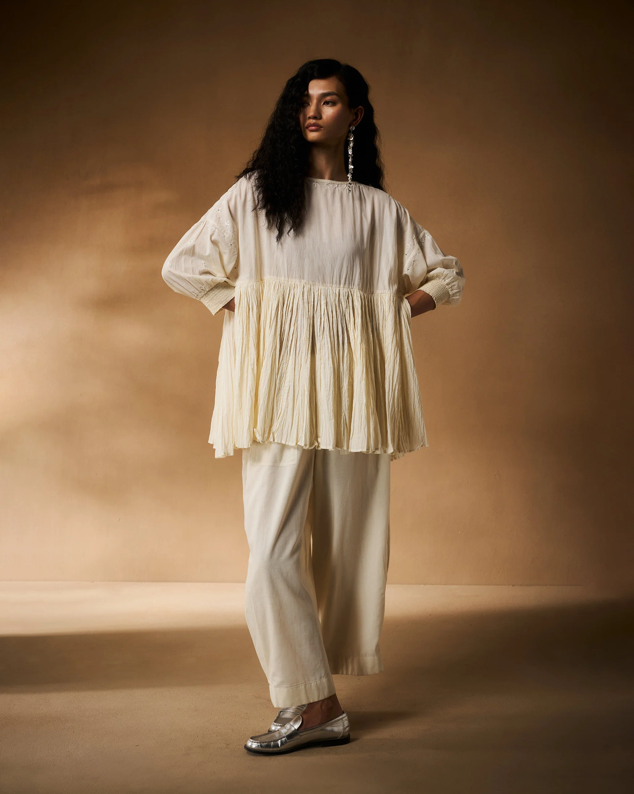 Taabir Top - Ivory Chikankari - Image 9