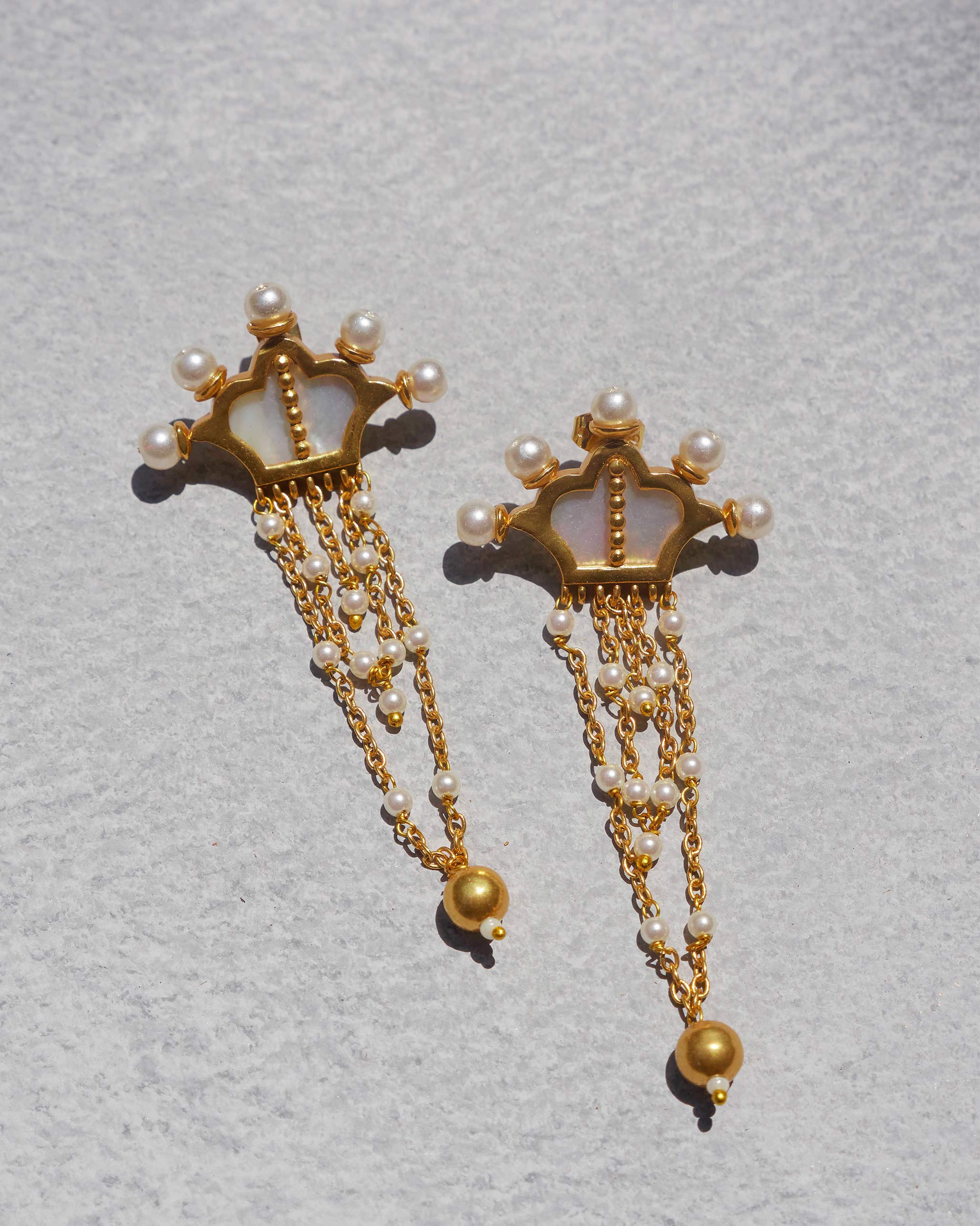 Taaj Danglers - White - Image 3