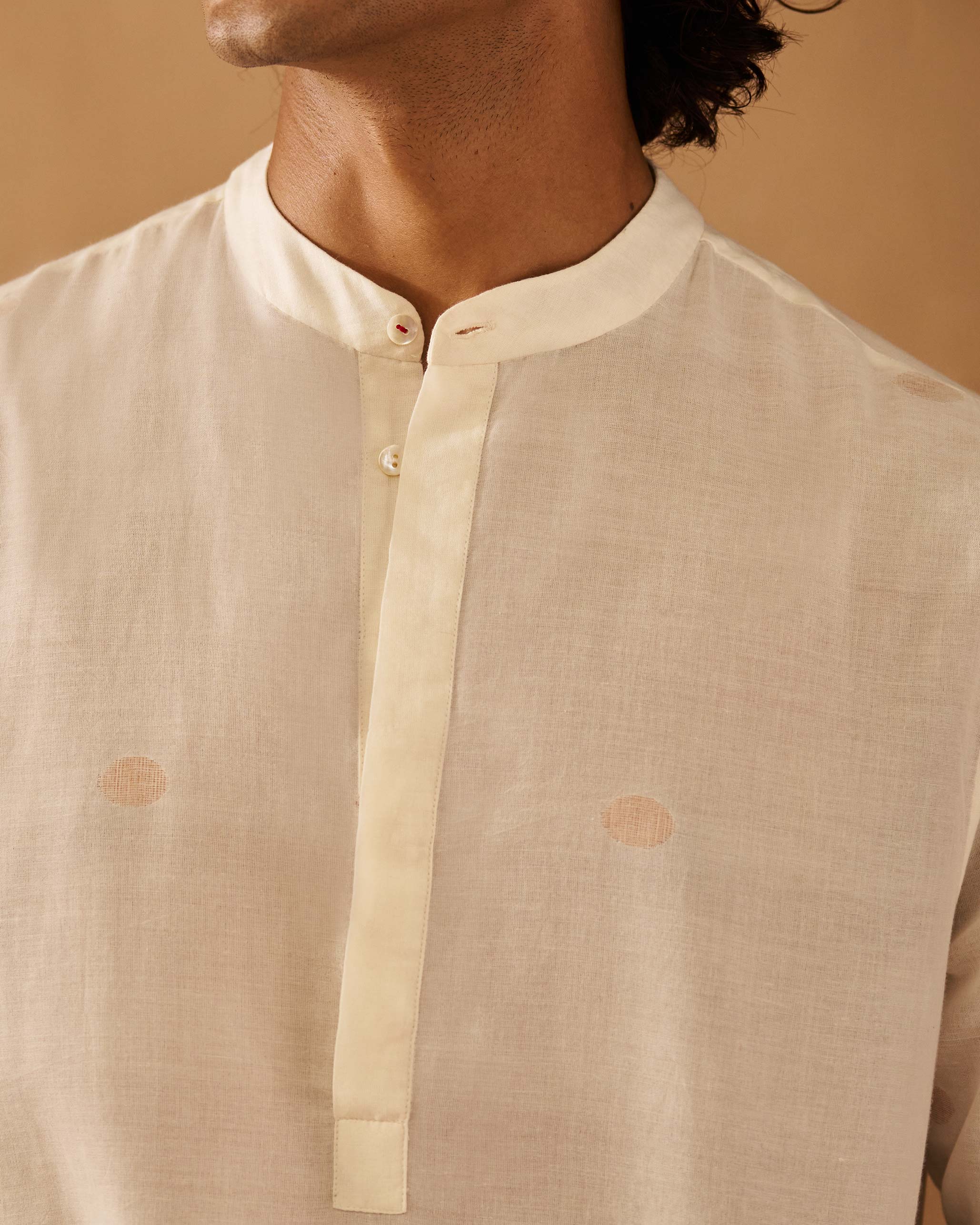 Tahir Kurta - Ivory - Image 4