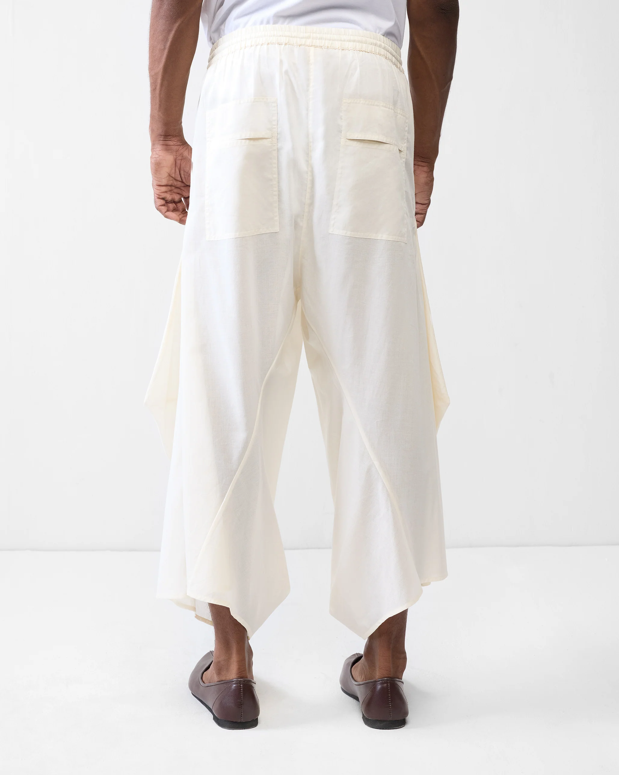 Tahir Trousers - Ivory - Image 2
