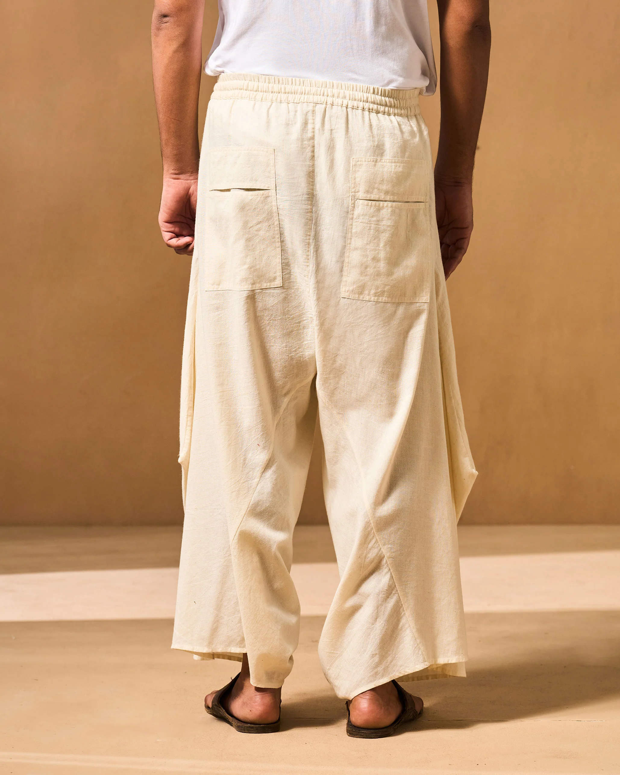 Tahir Trousers - Ivory - Image 3