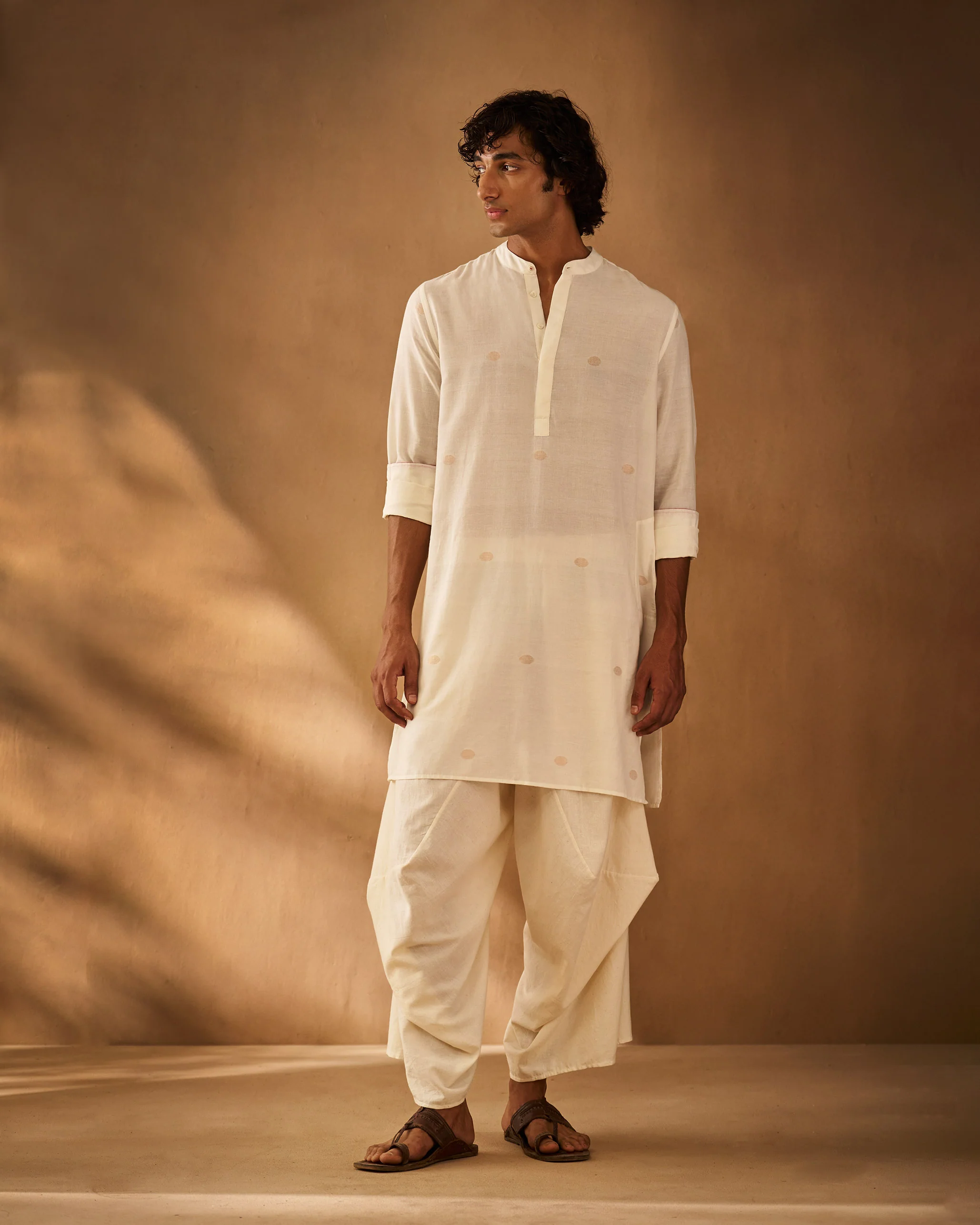 Tahir Trousers - Ivory - Image 4