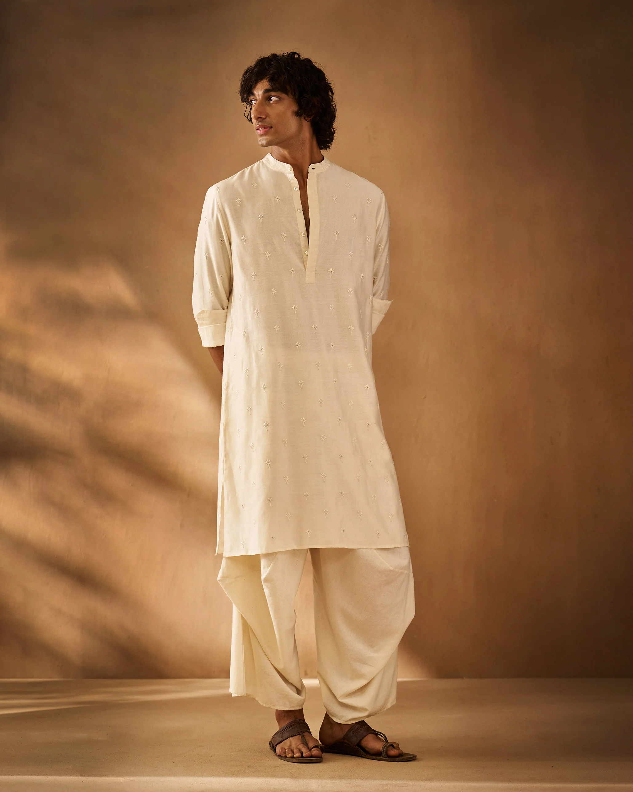 Tahir Trousers - Ivory - Image 5