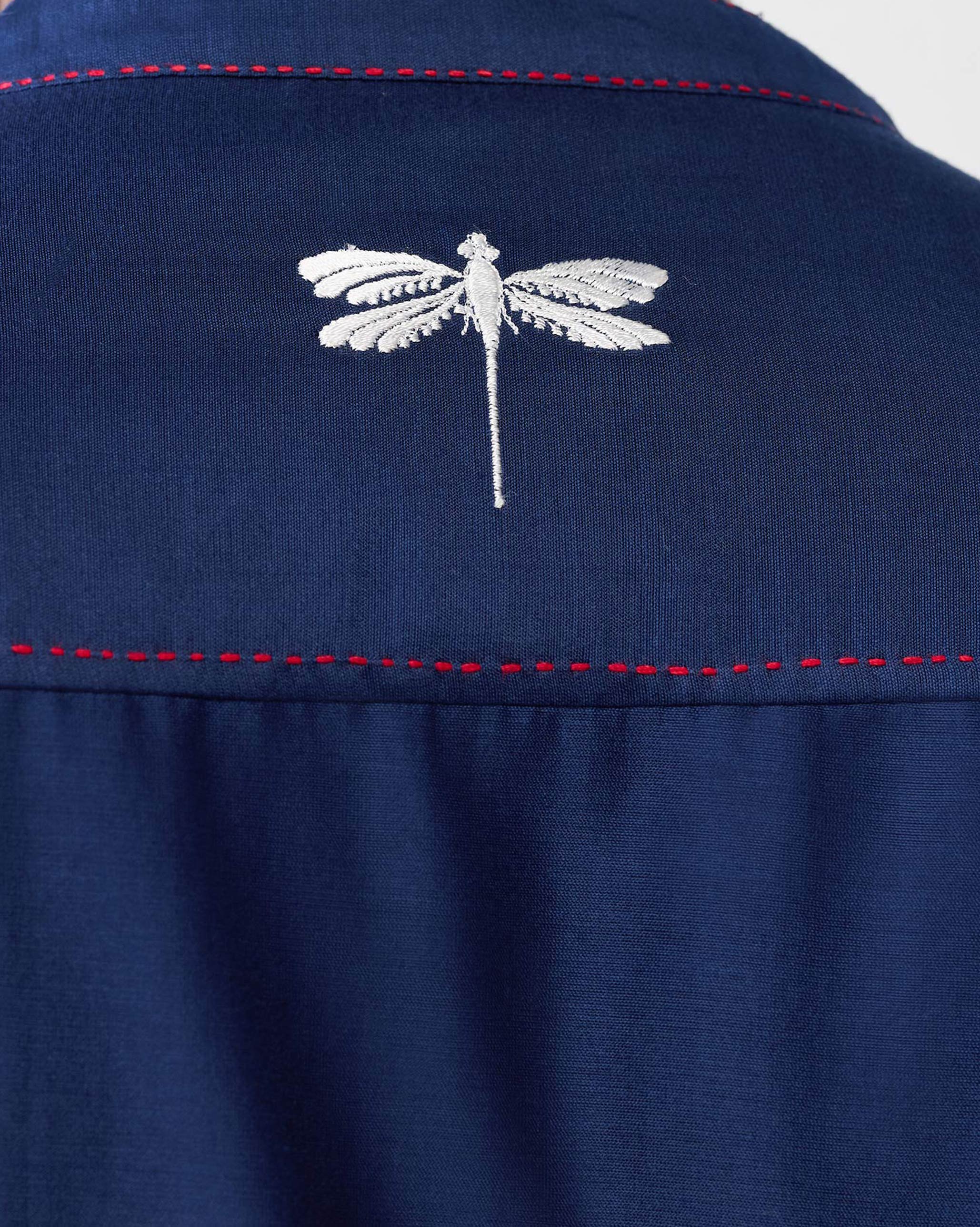 Talha Kurta - Navy - Image 4