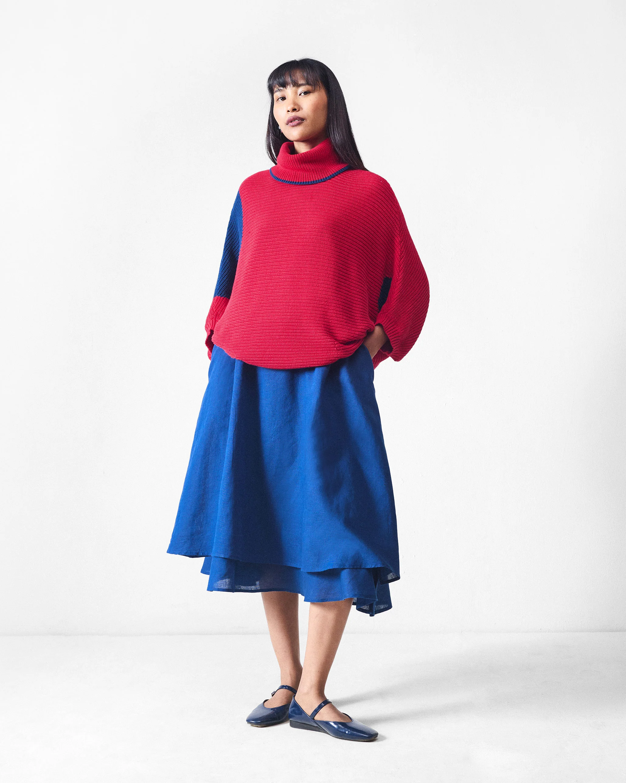 Tao Turtle Neck Sweater - Red - Image 3