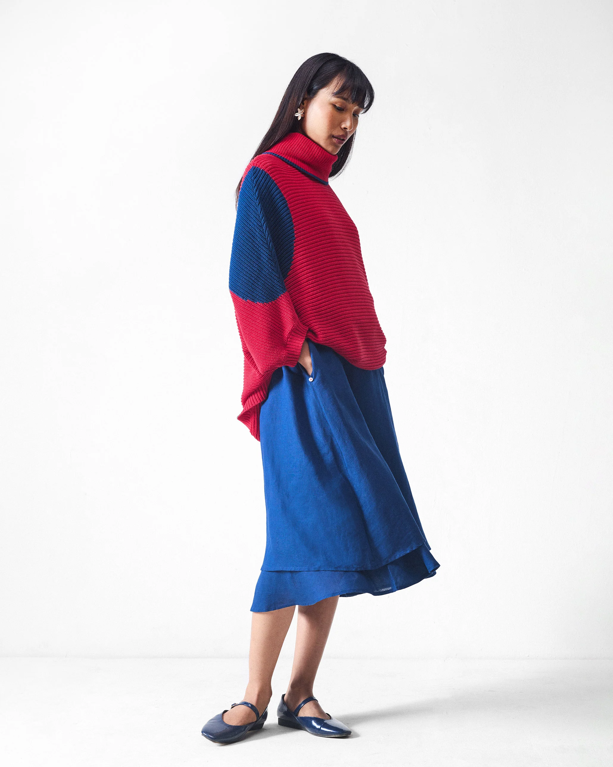 Tao Turtle Neck Sweater - Red - Image 5