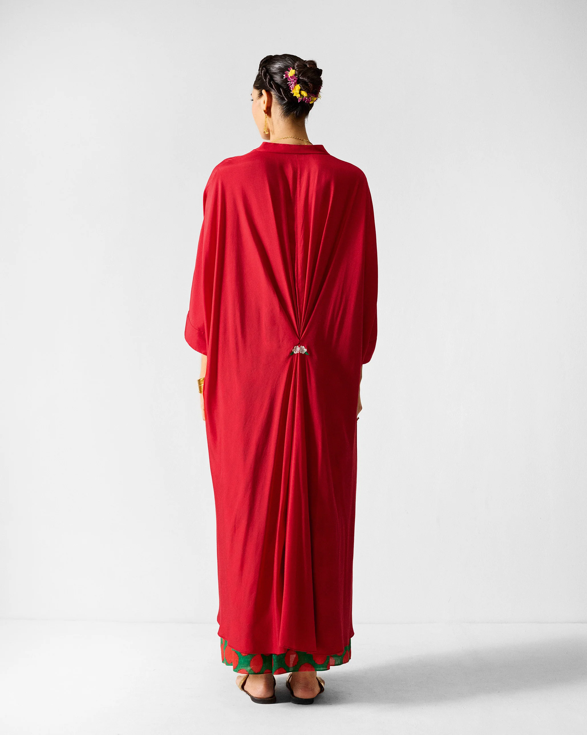 Tapi Kaftan - Red - Image 3