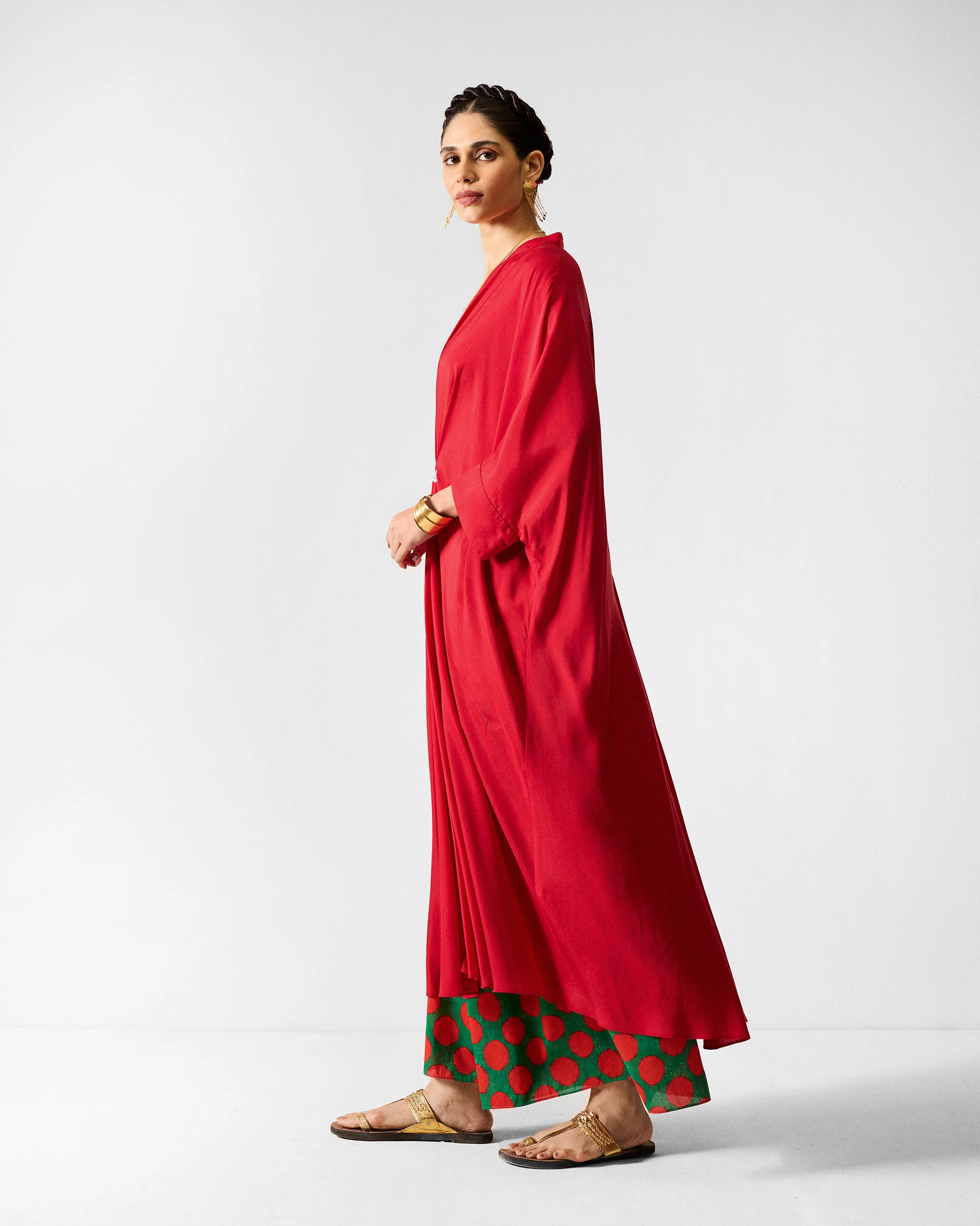 Tapi Kaftan - Red - Image 4