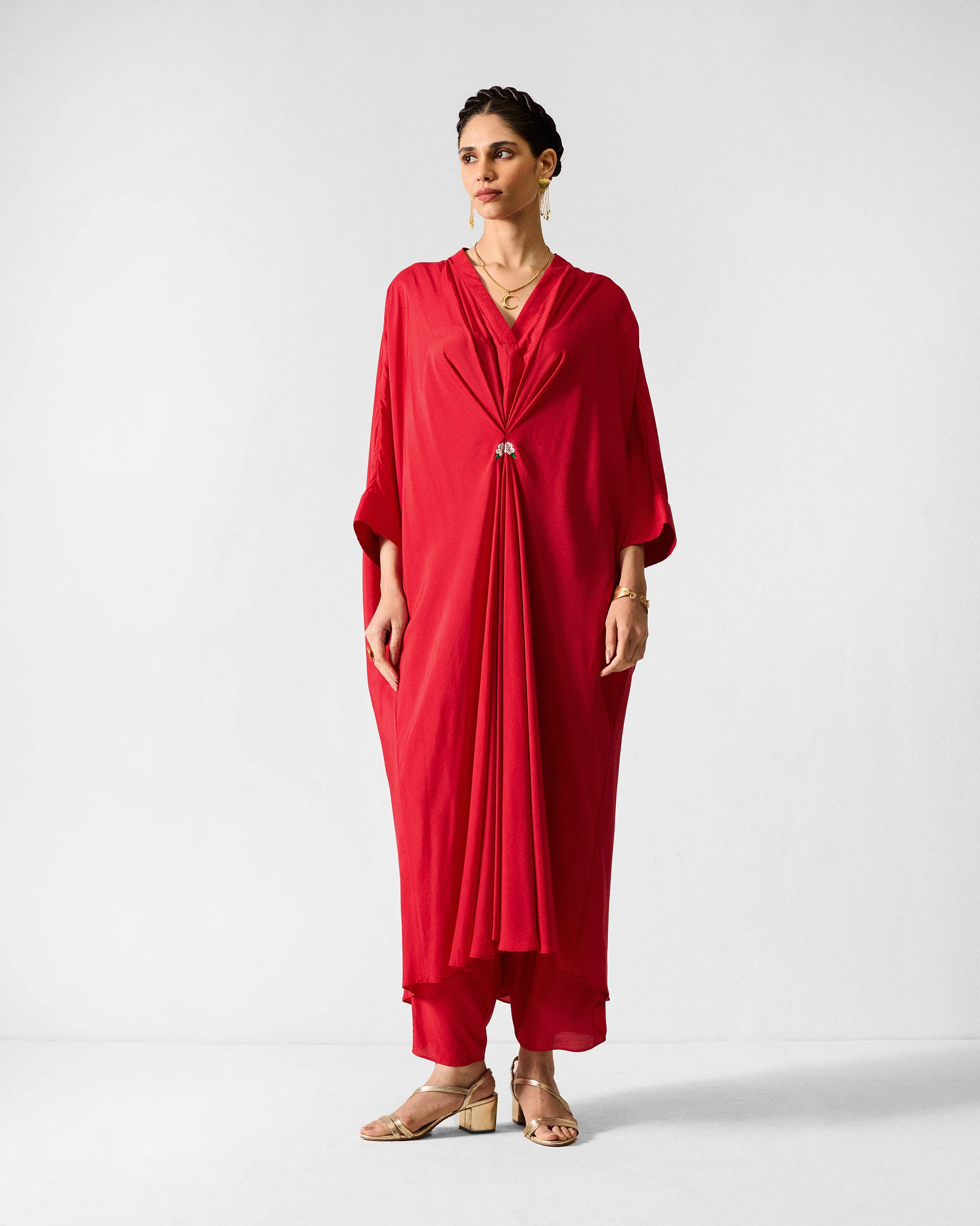 Tapi Kaftan - Red - Image 6