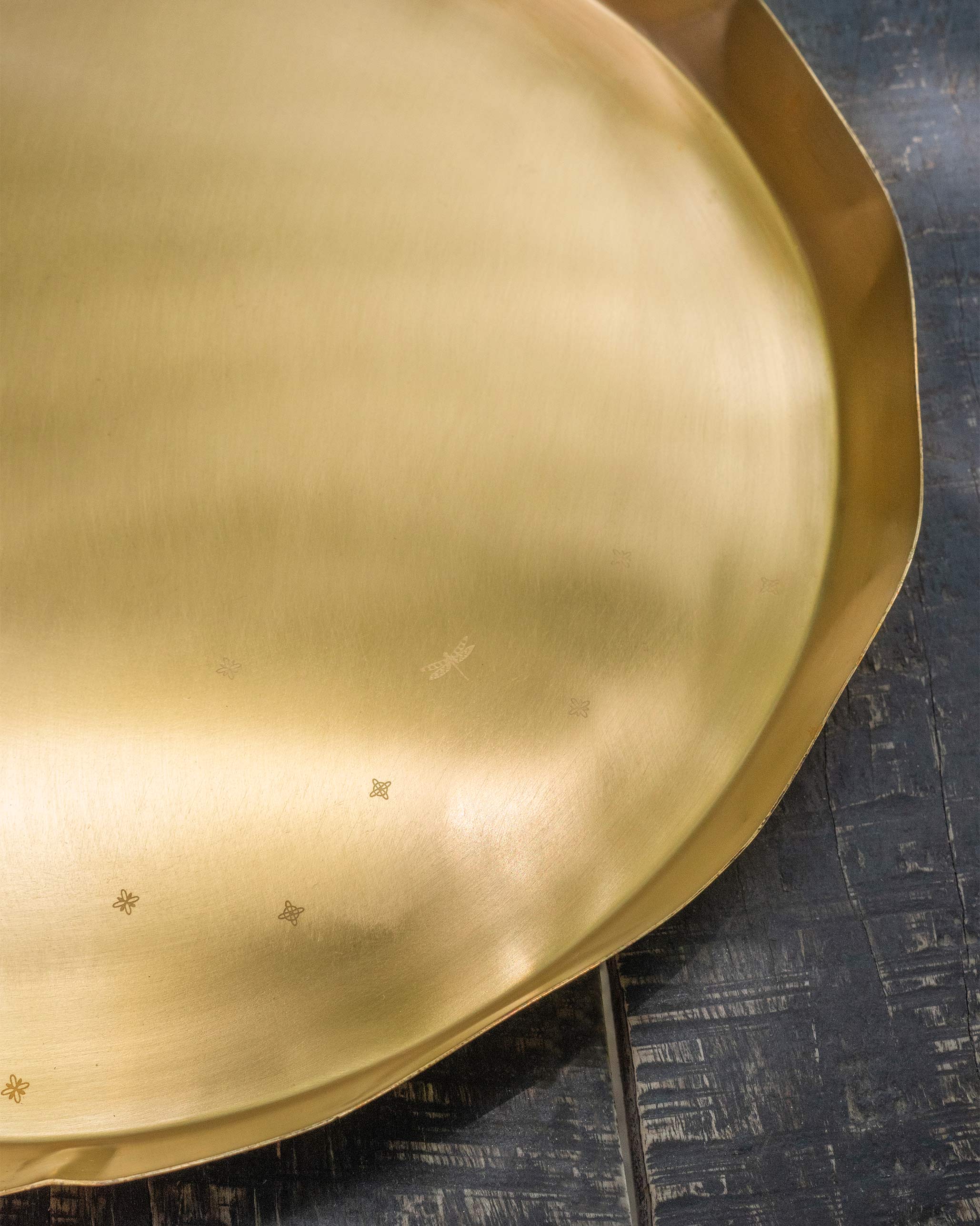 Tara Brass Thali - Image 2