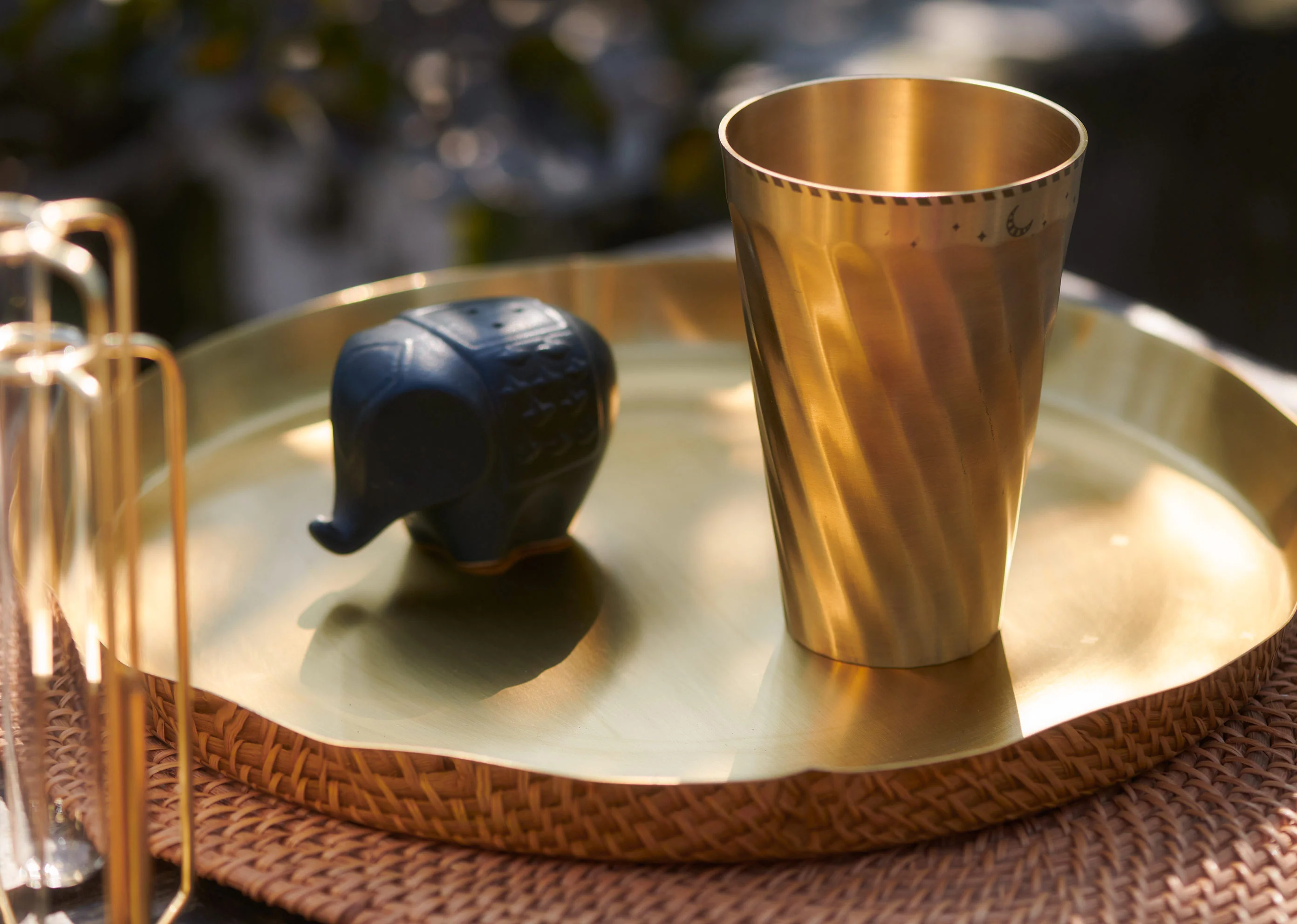 Tara Brass Thali - Image 3