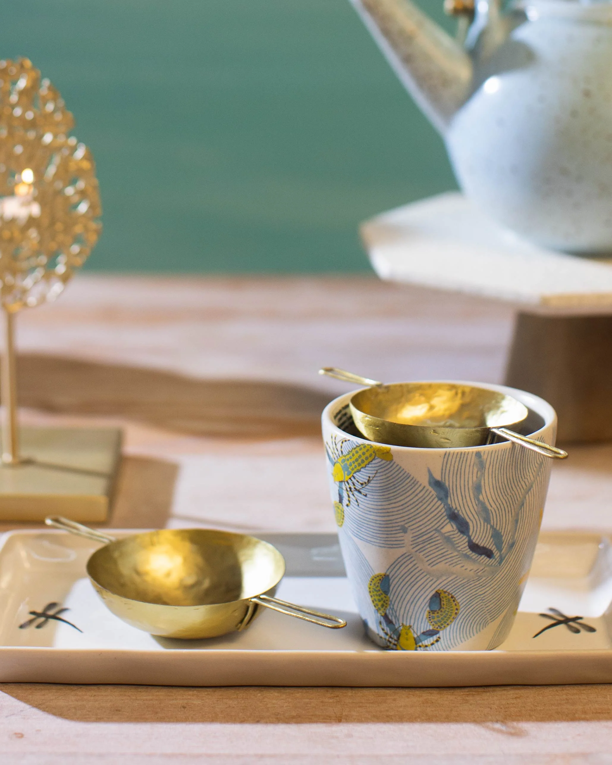 Tea Strainer with Rest - Image 2