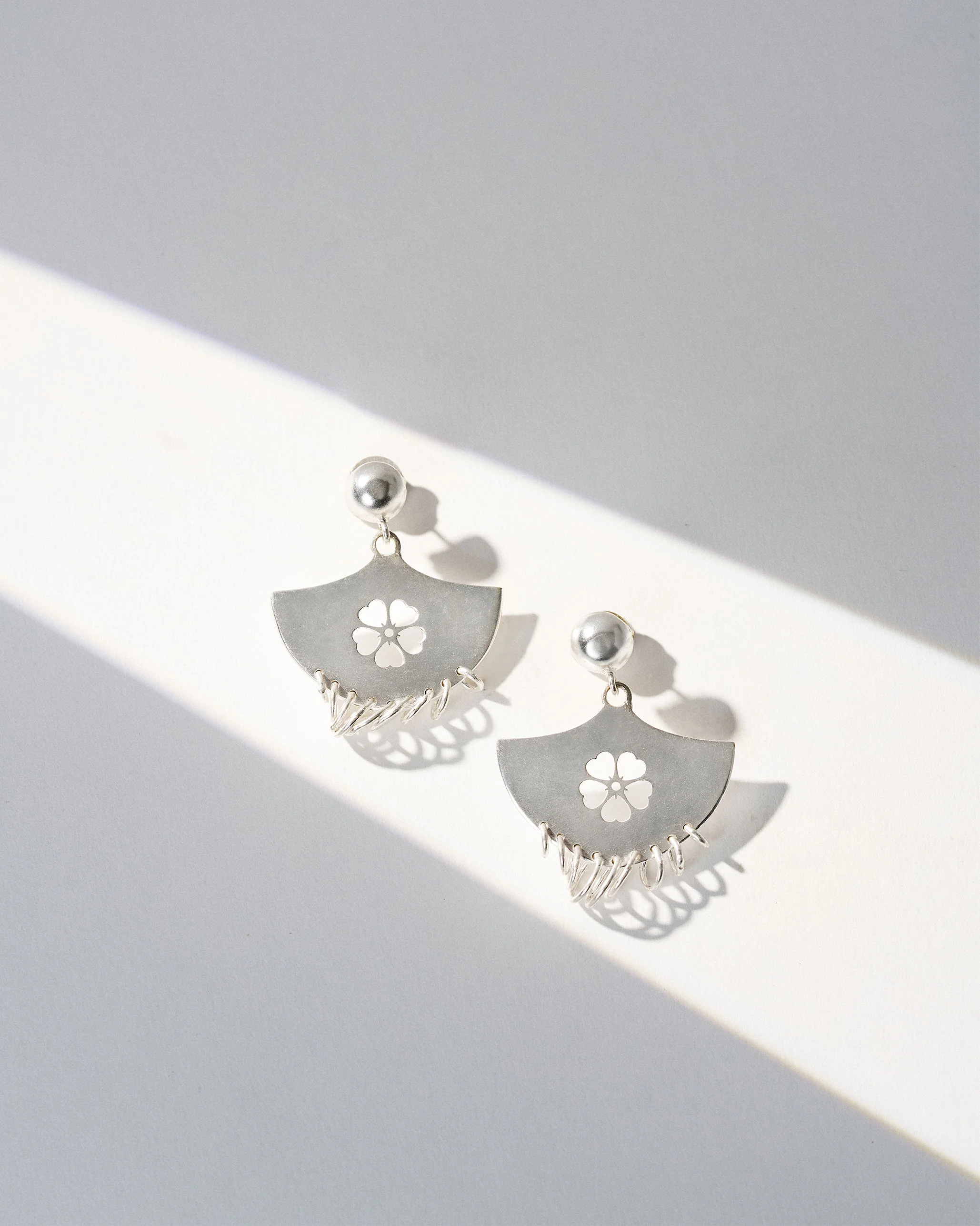 Teer Earrings - Silver - Image 3