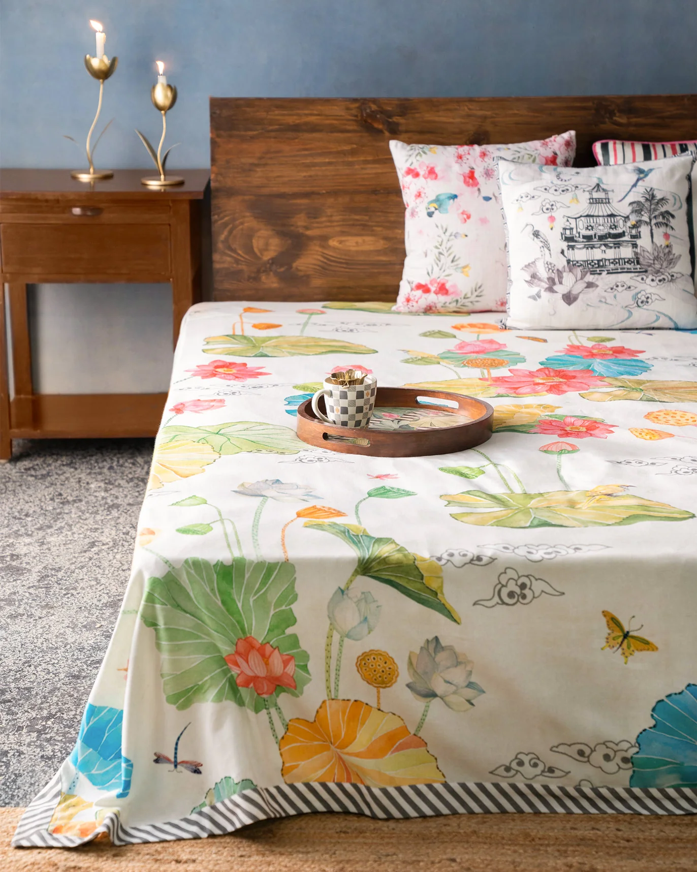 Temple Garden Bed Cover