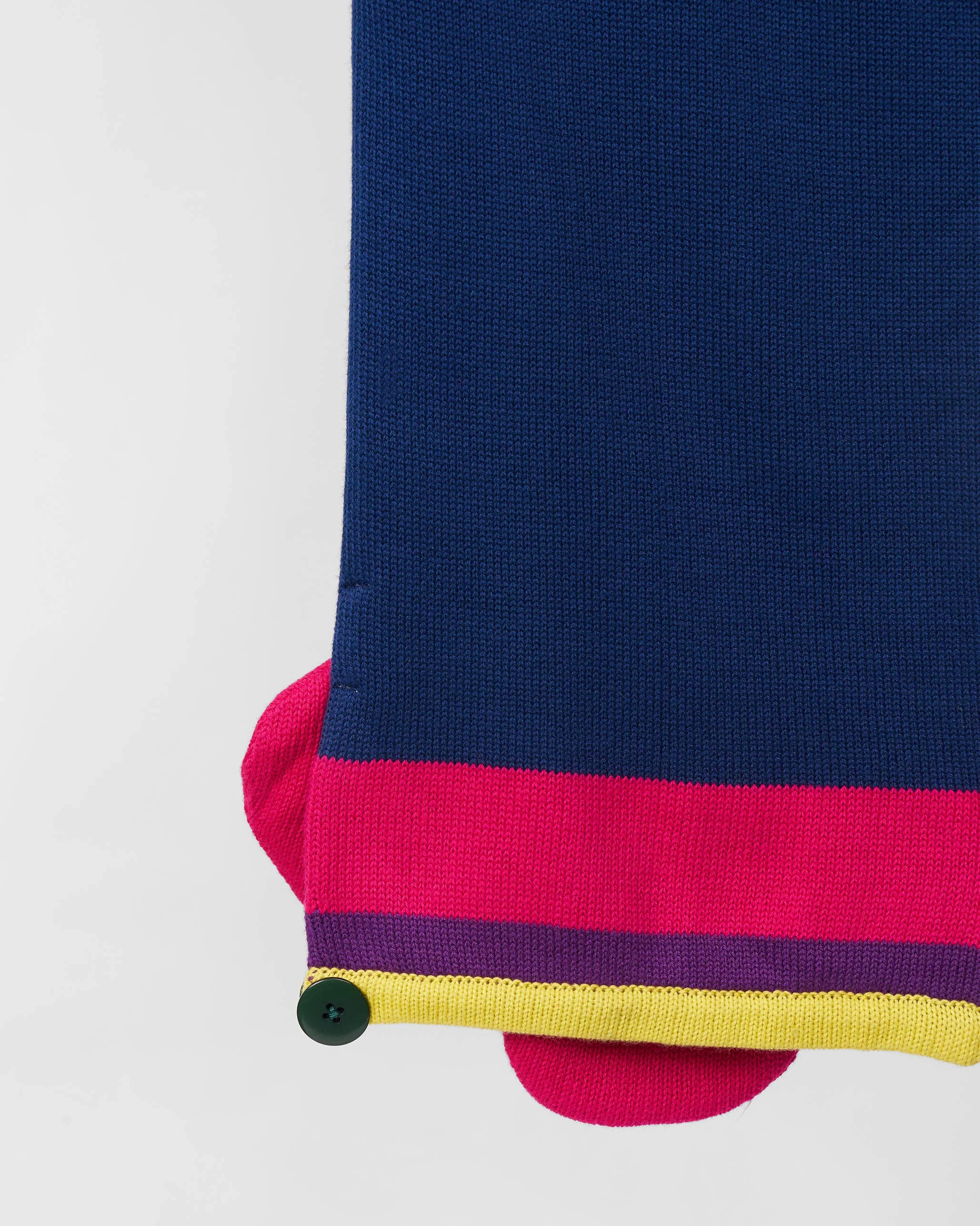 Tendril Scarf - Navy & Green - Image 5