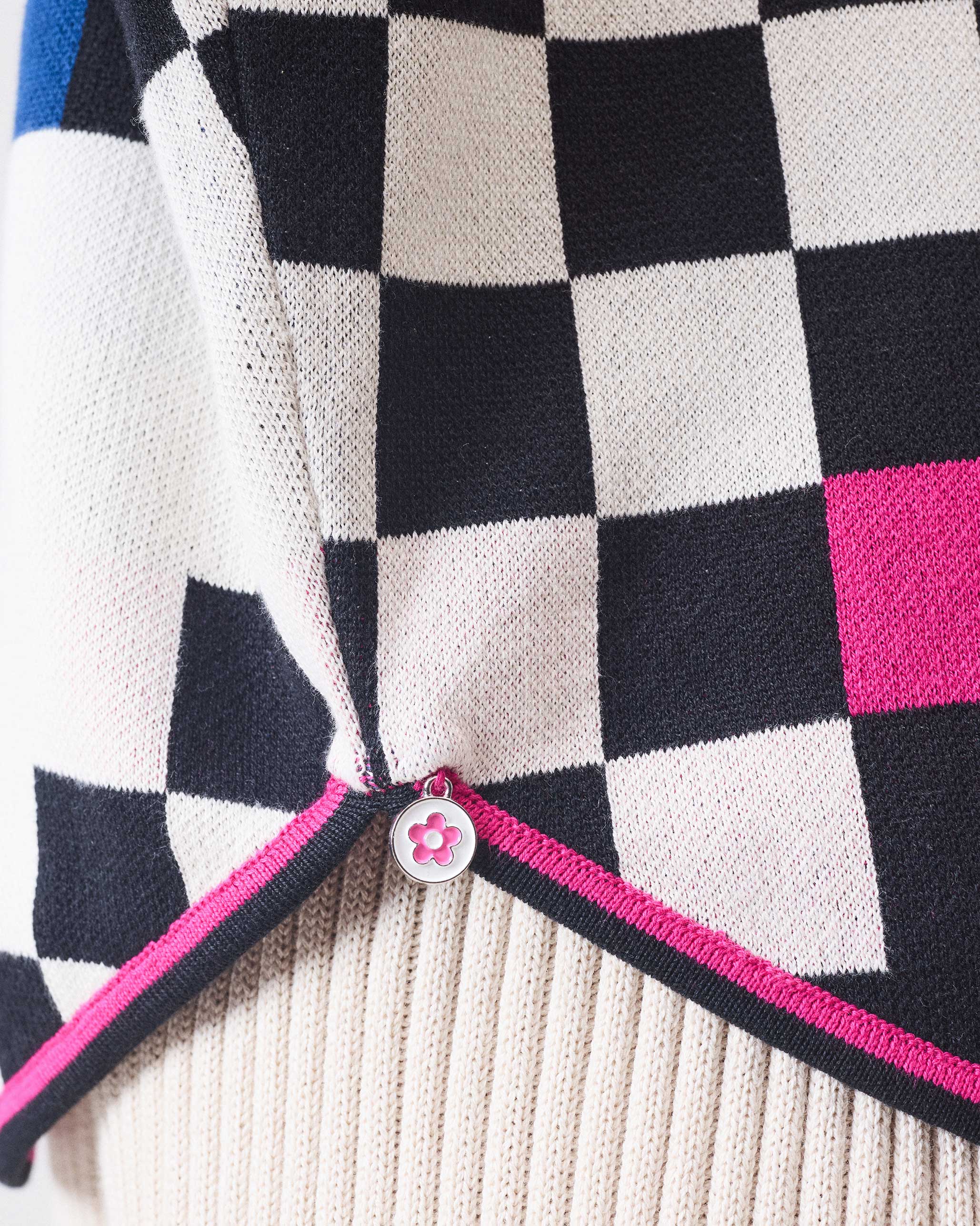 Tetris Sweater - Black & Ivory - Image 5
