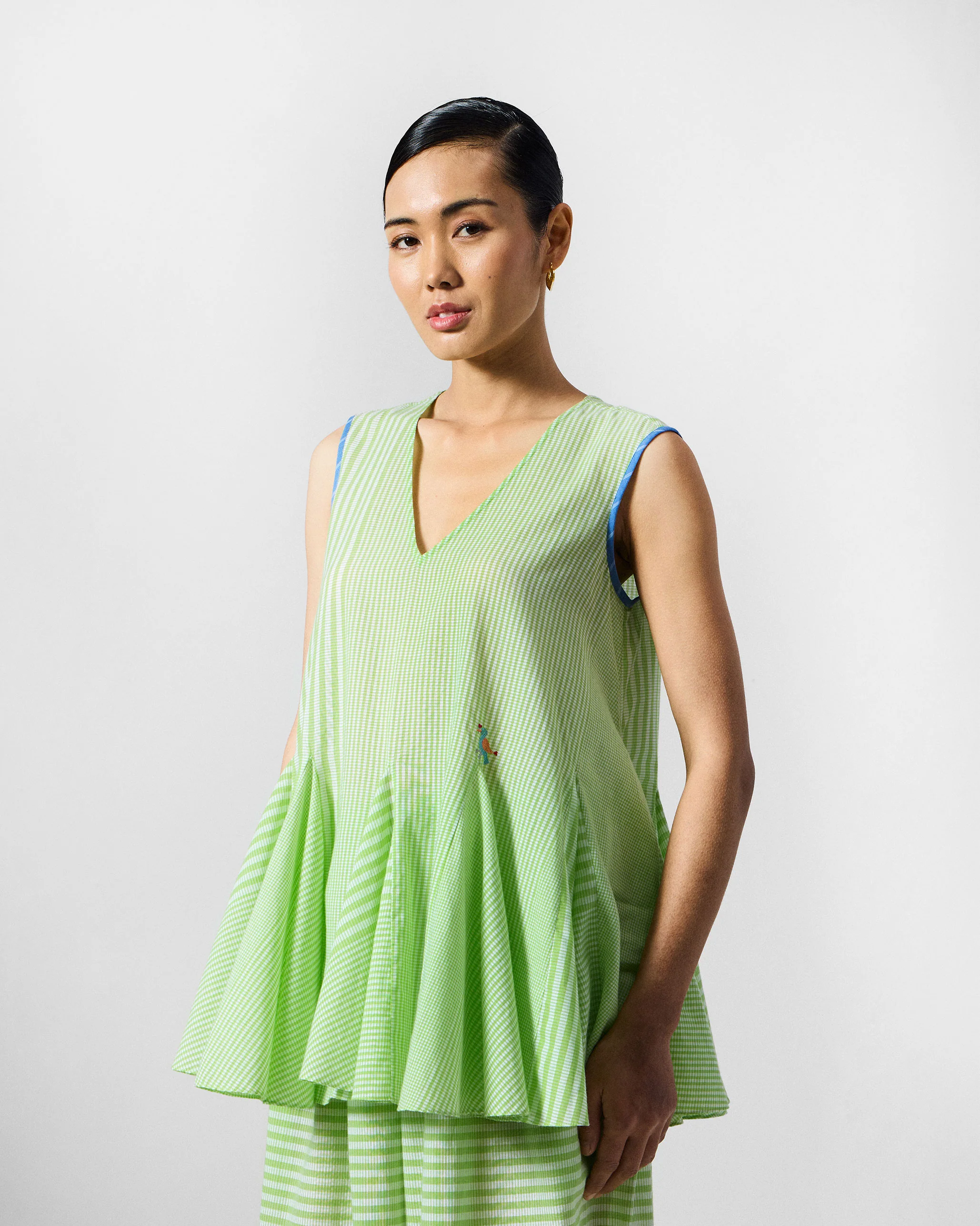 The Ayra Set - Green & White - Image 6