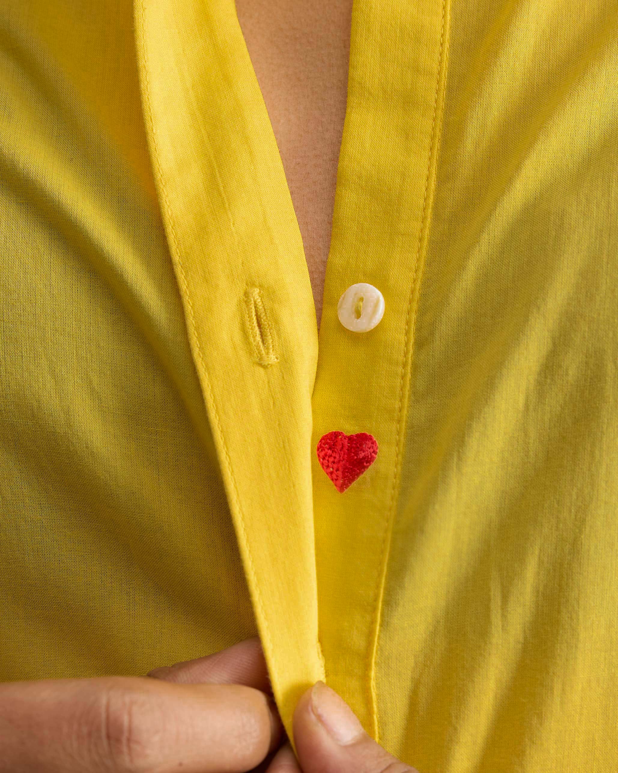 The Basic Long Kurta Set - Yellow - Image 5