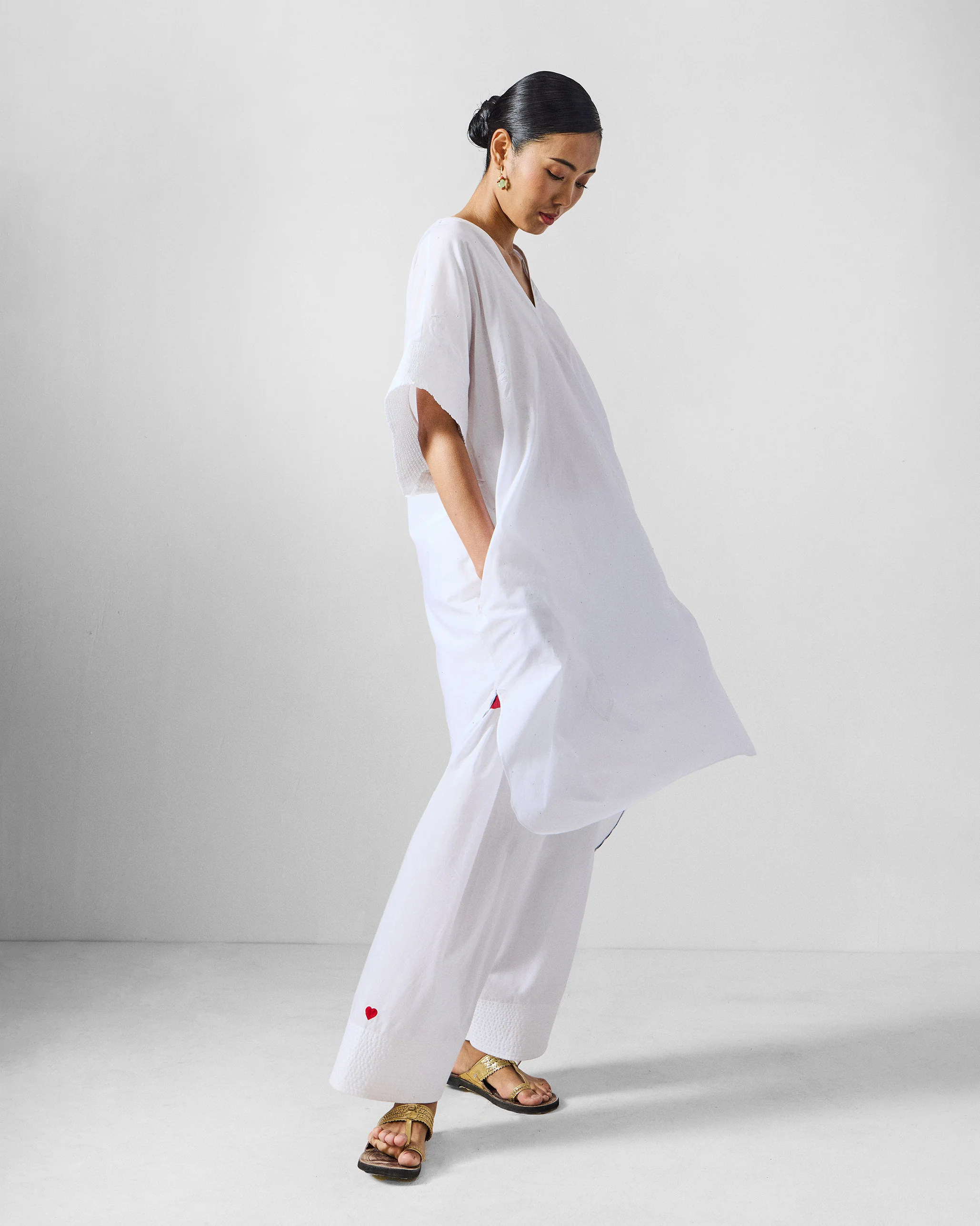 The Calicut Kurta Set - White - Image 2