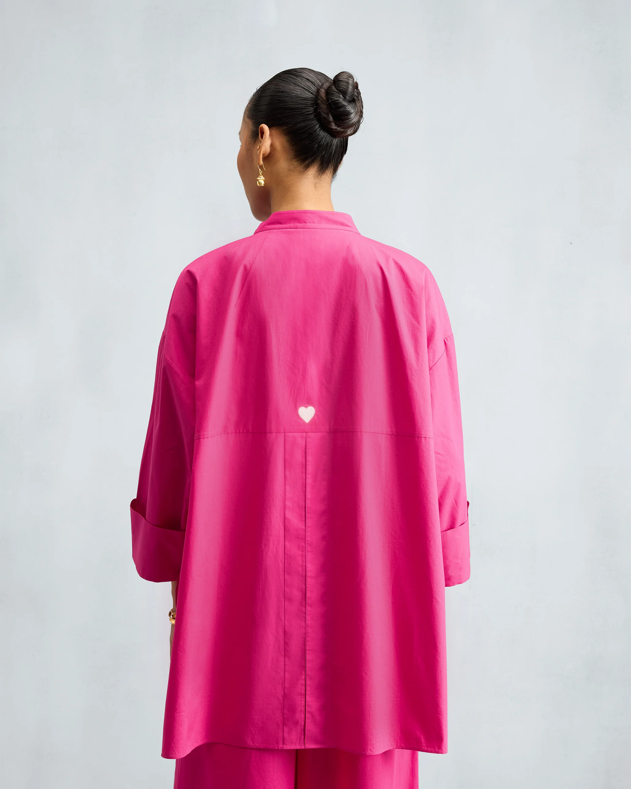 The Cirrus Shirt Set - Fuchsia - Image 3
