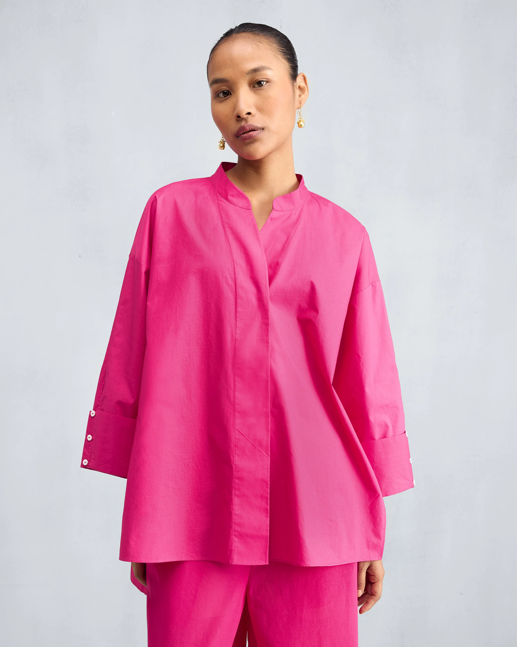 The Cirrus Shirt Set - Fuchsia - Image 6