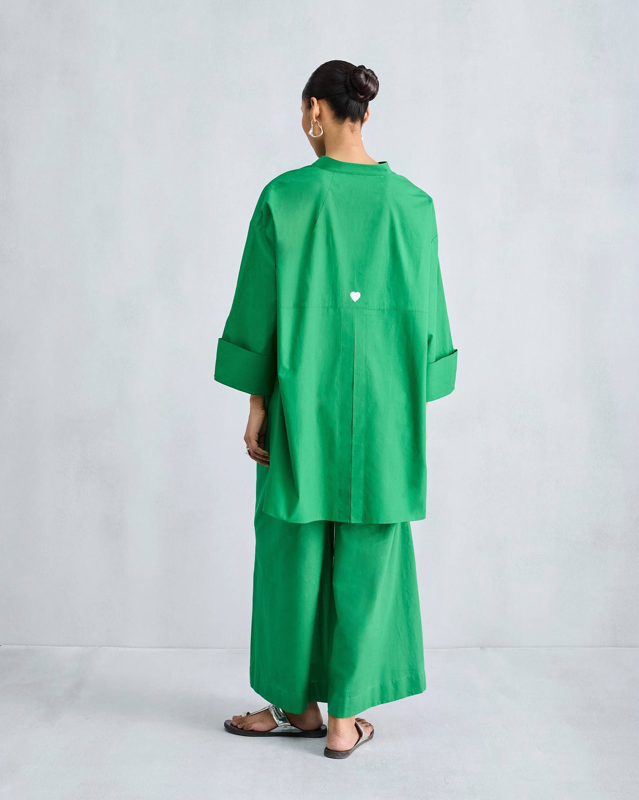 The Cirrus Shirt Set- Green - Image 2