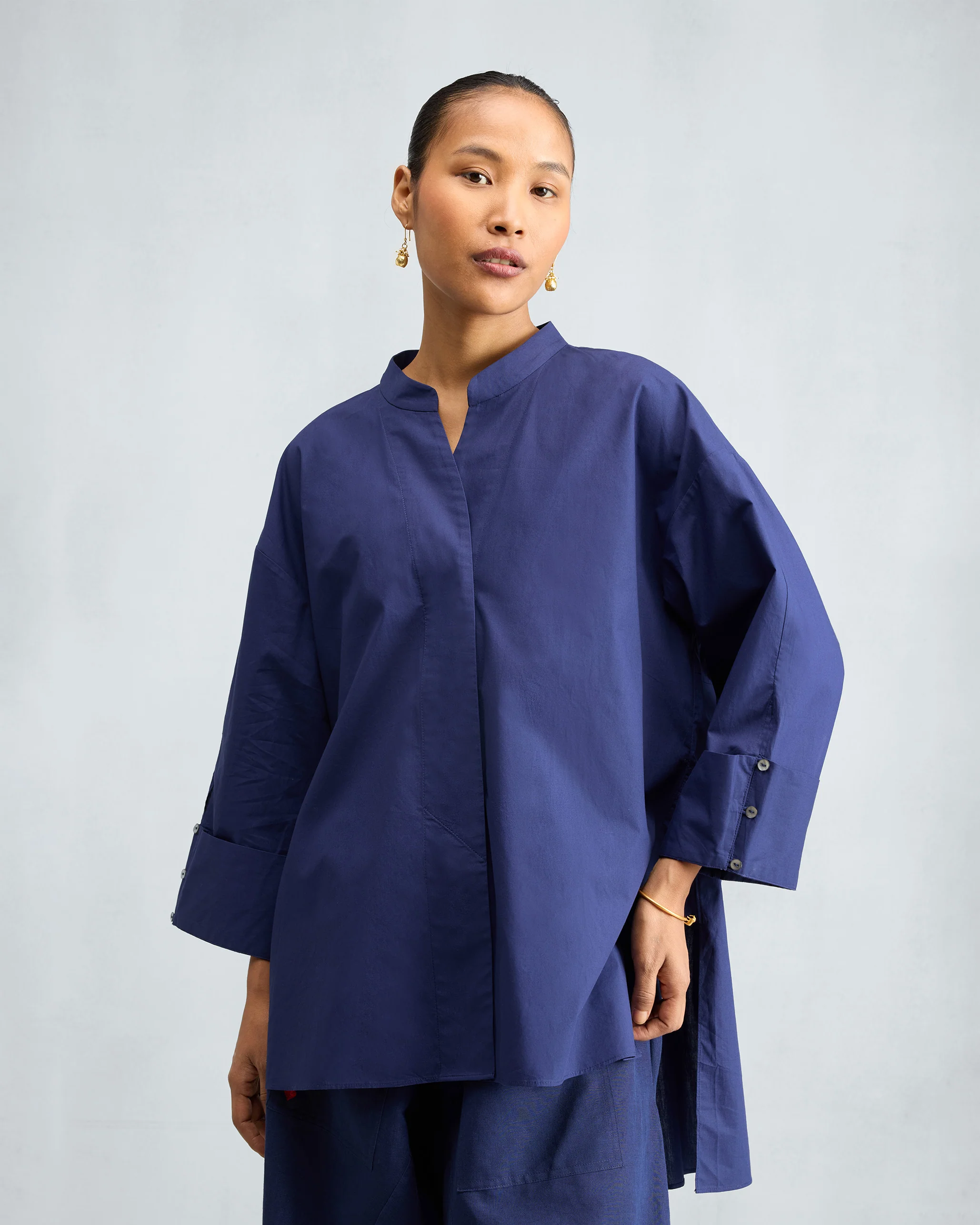 The Cirrus Shirt Set - Ink Blue - Image 5