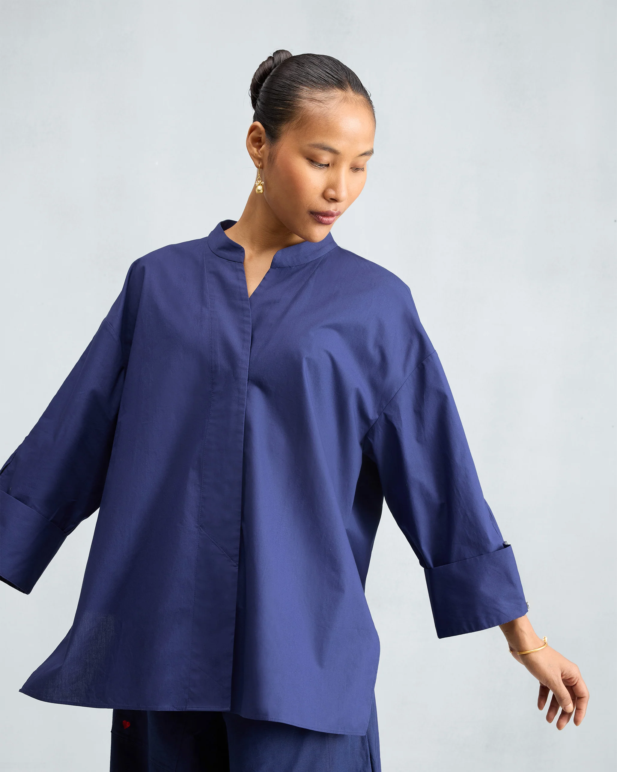The Cirrus Shirt Set - Ink Blue - Image 7