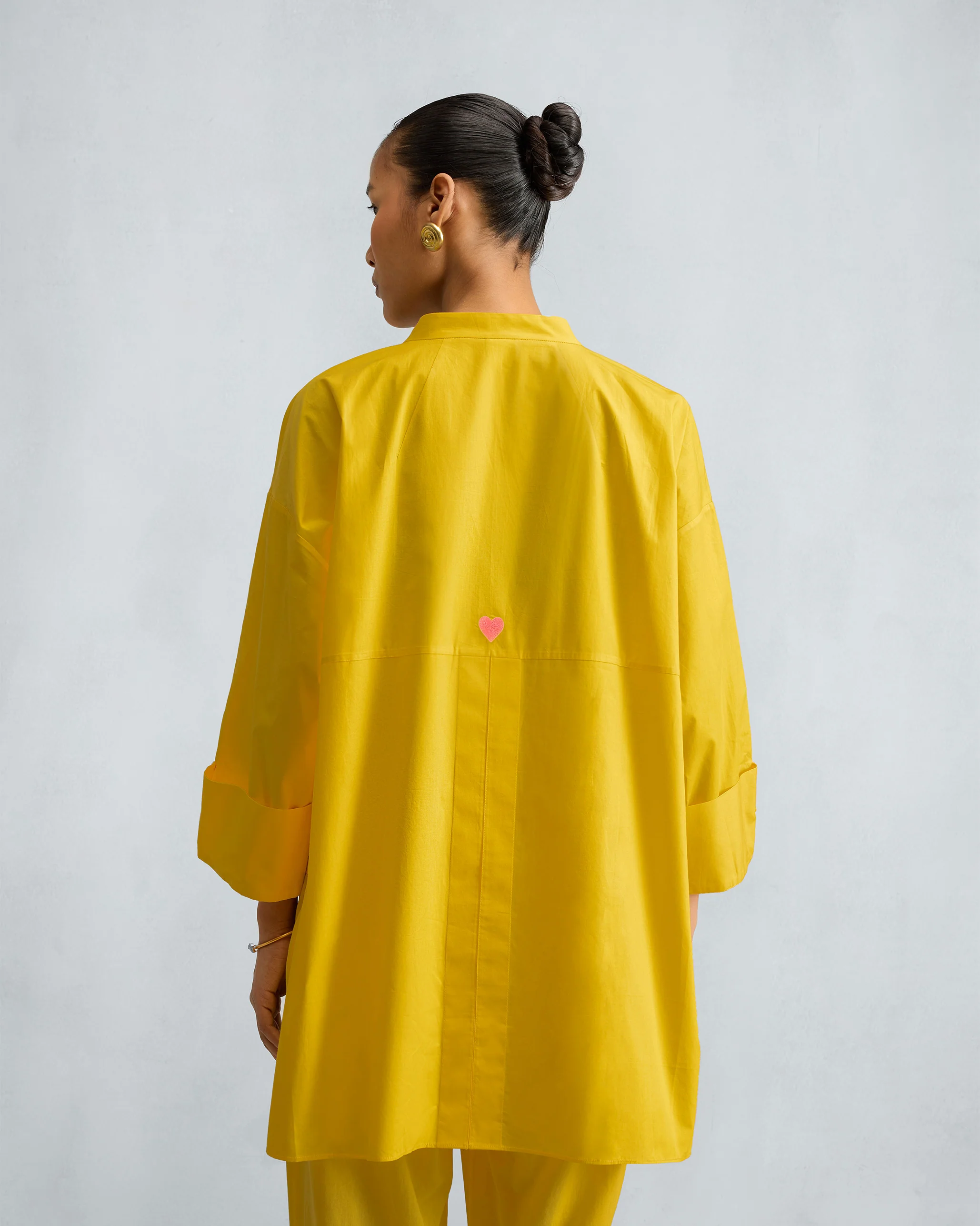 The Cirrus Shirt Set - Yellow - Image 3