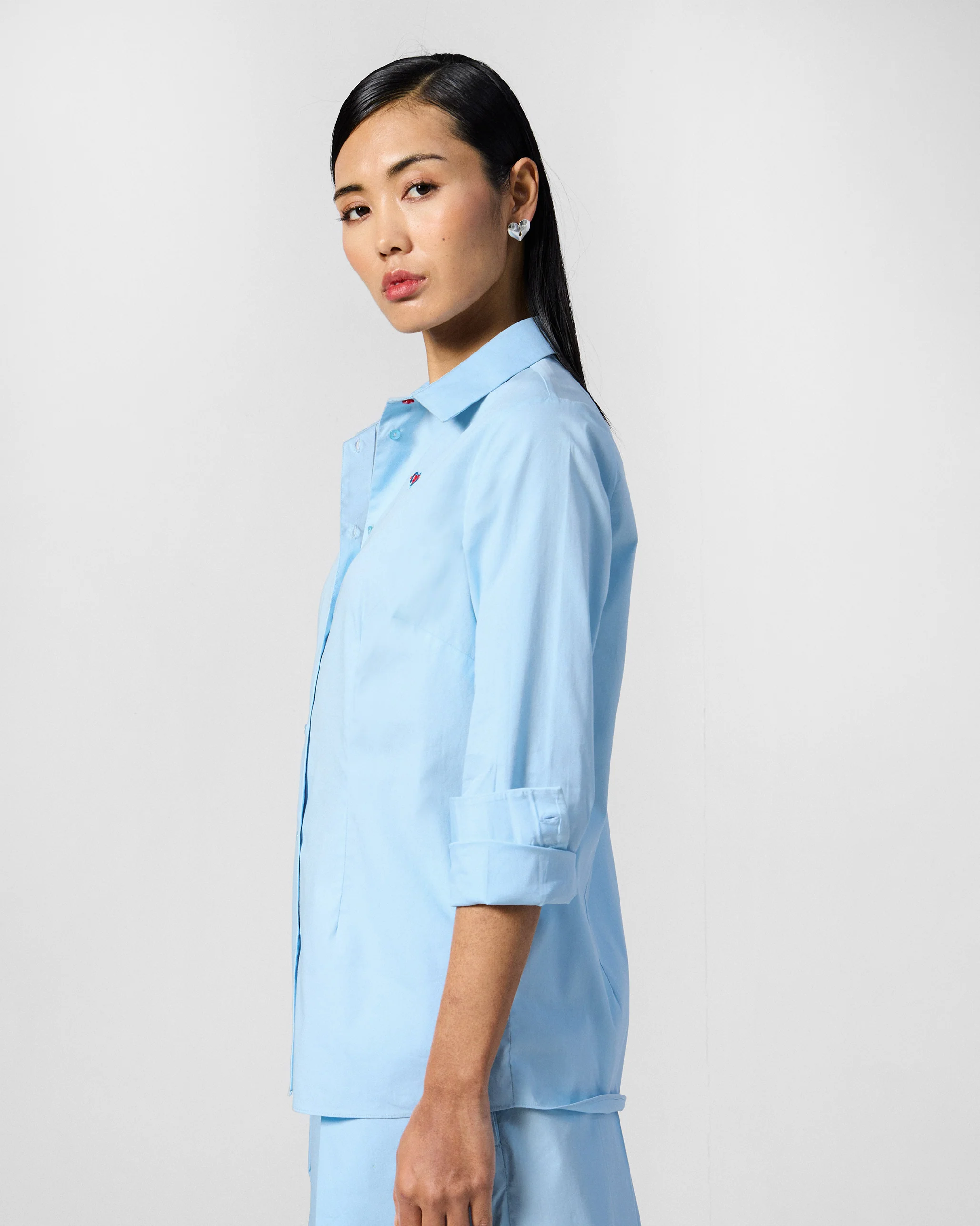 The Ela Shirt Set - Ice Blue - Image 2