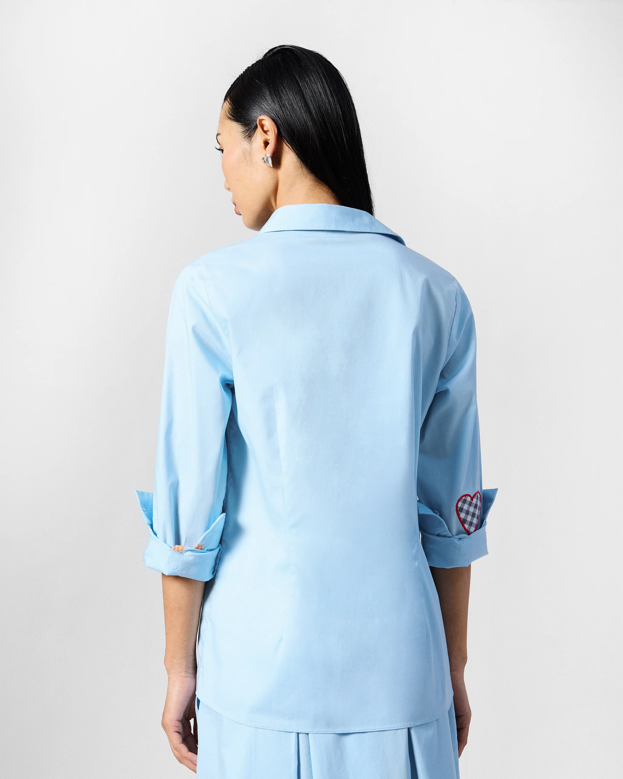 The Ela Shirt Set - Ice Blue - Image 3