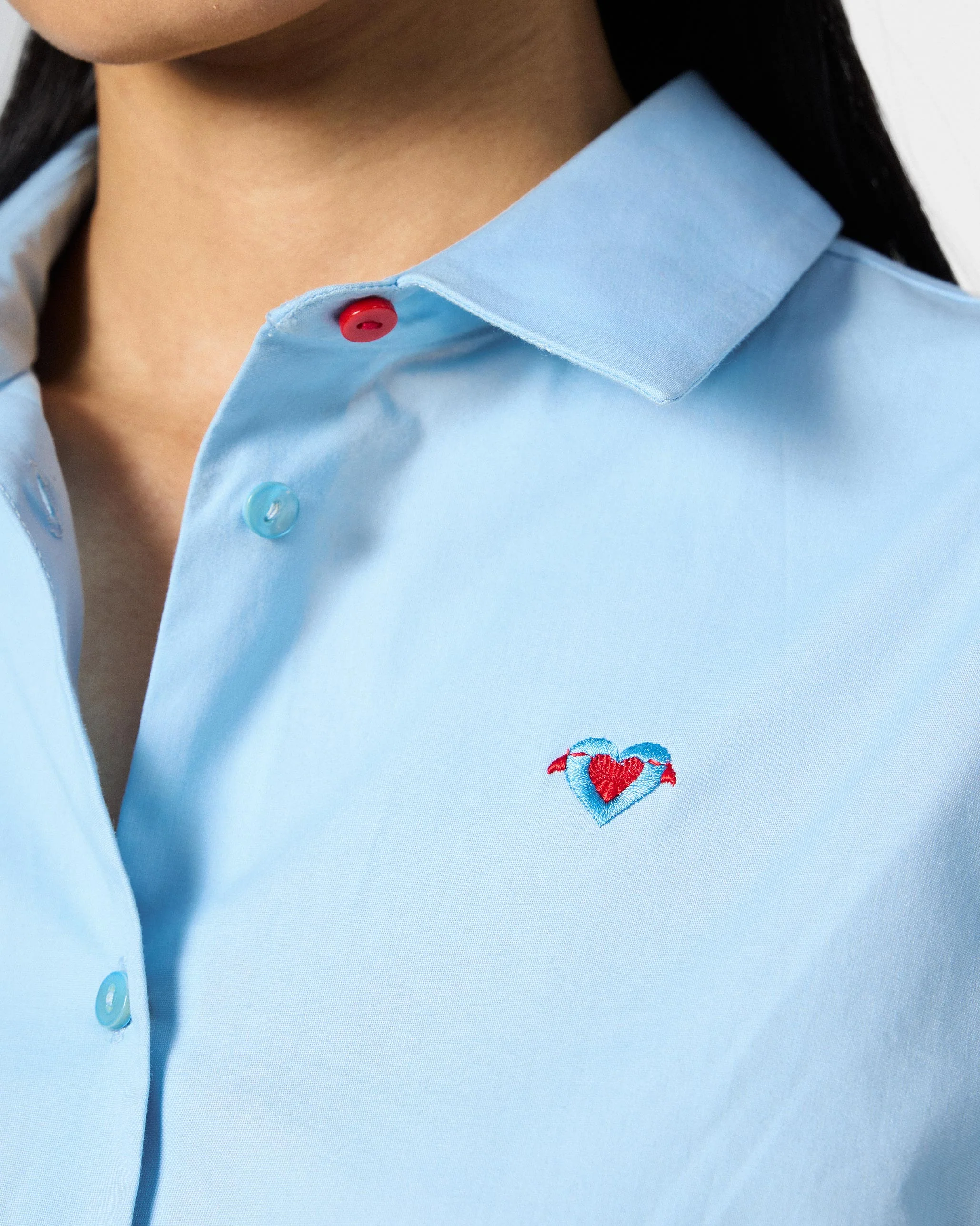 The Ela Shirt Set - Ice Blue - Image 4
