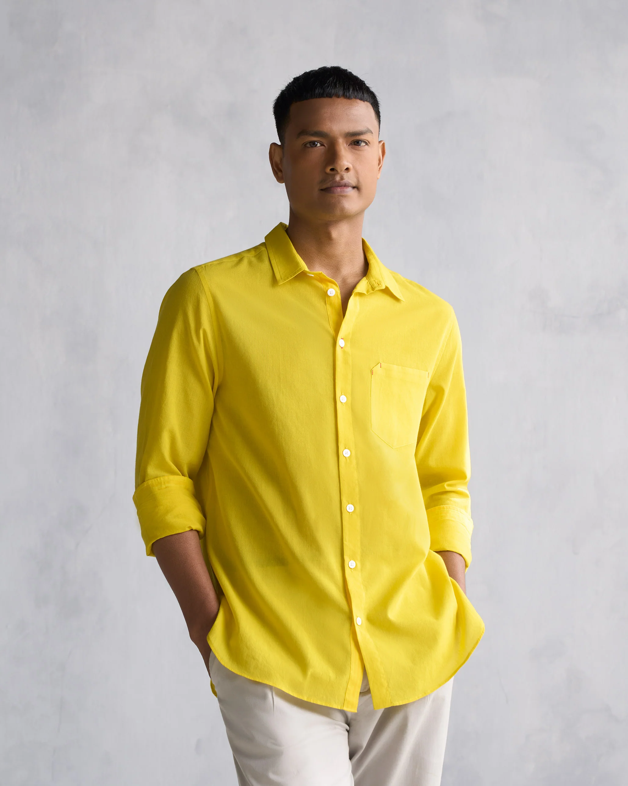 The Everyday Shirt - Yellow - Image 5