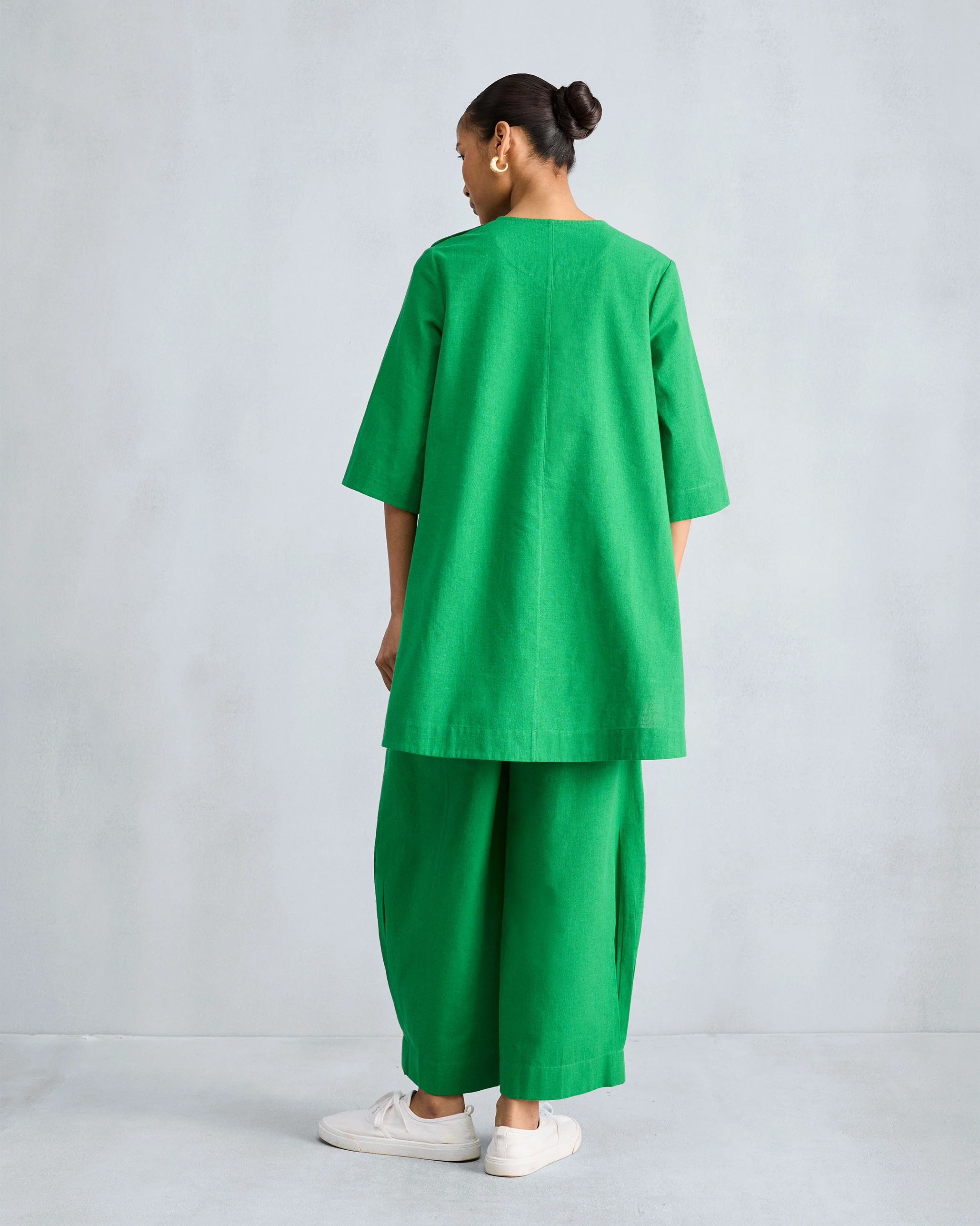 The High Slit Top Set - Green - Image 2