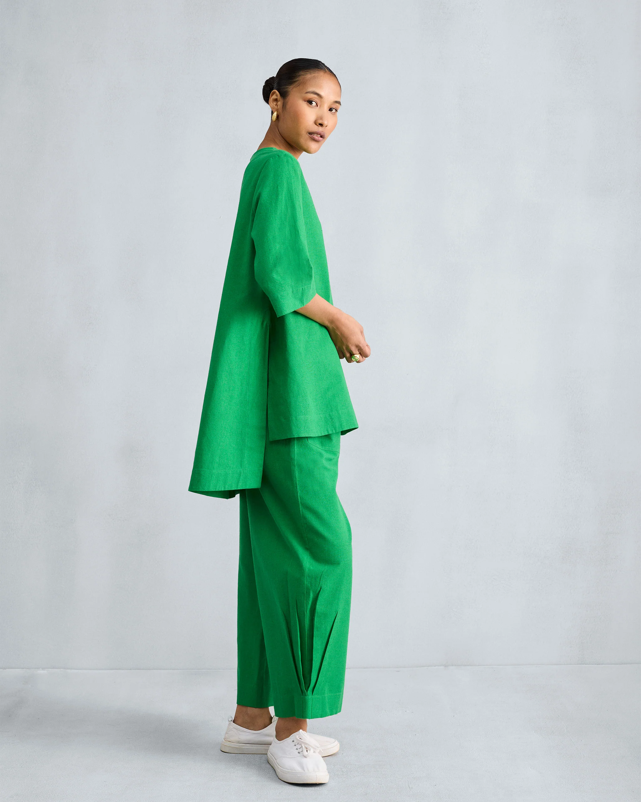 The High Slit Top Set - Green - Image 3