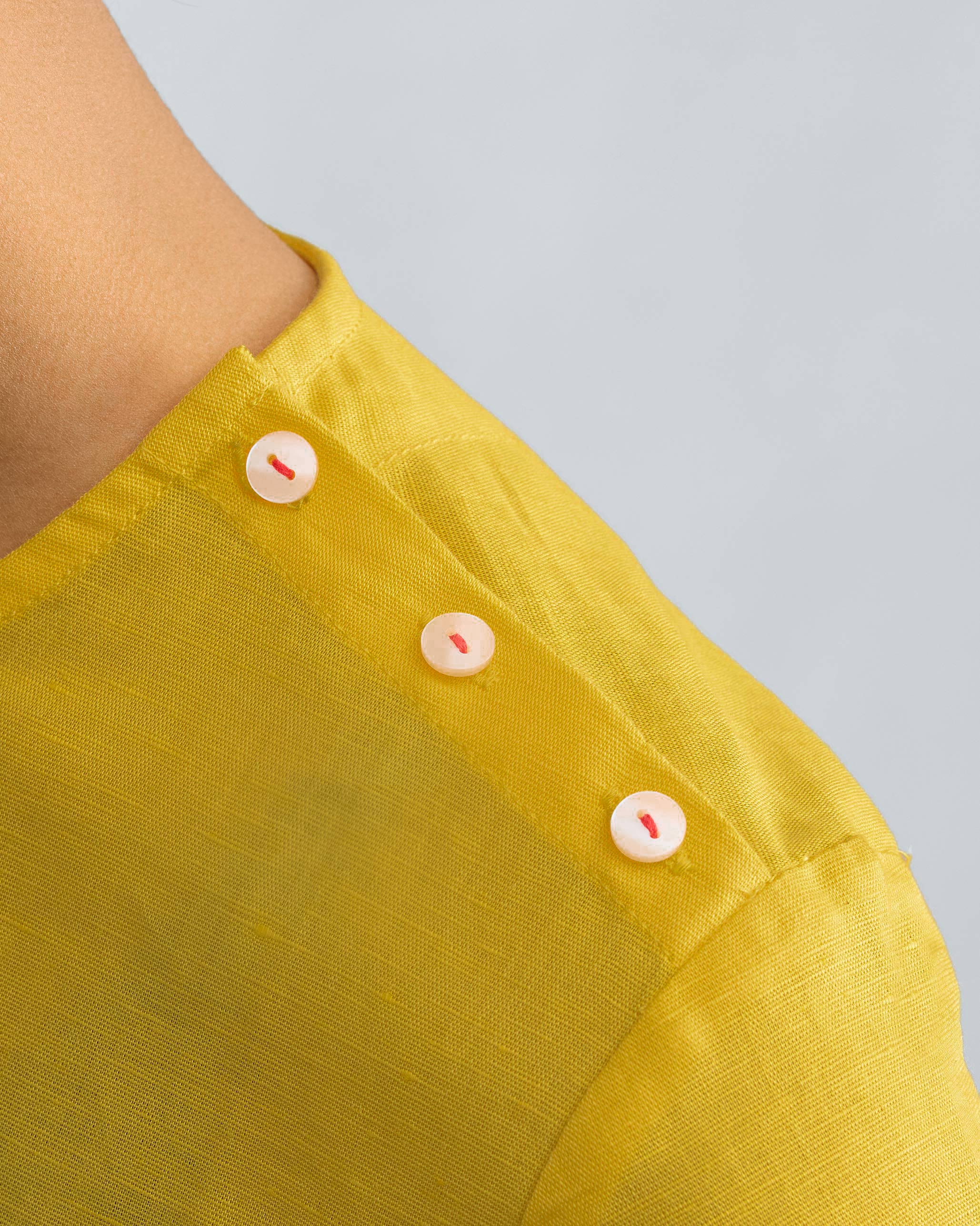 The High Slit Top Set - Yellow - Image 5