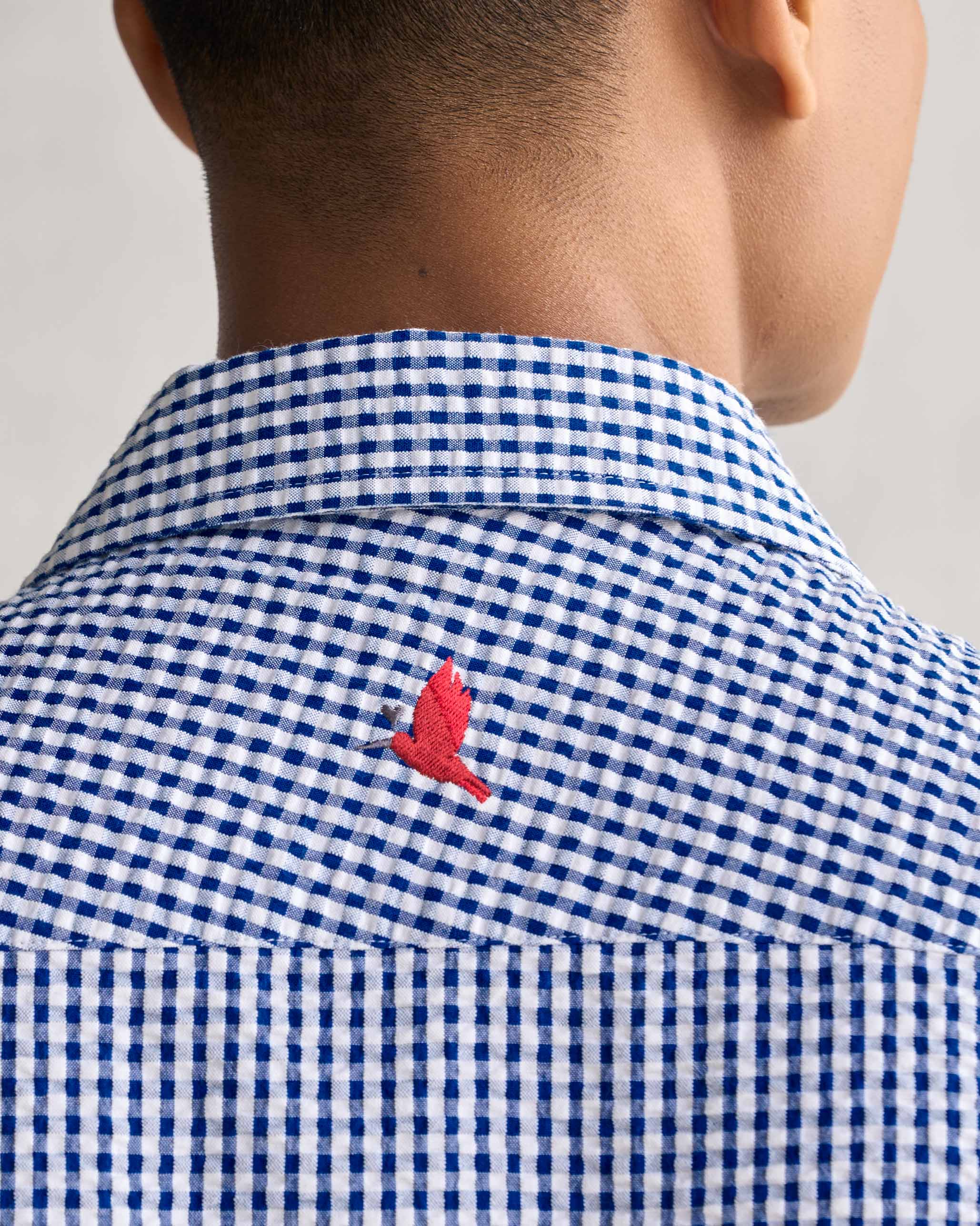 The Holiday Shirt - Blue & White - Image 3