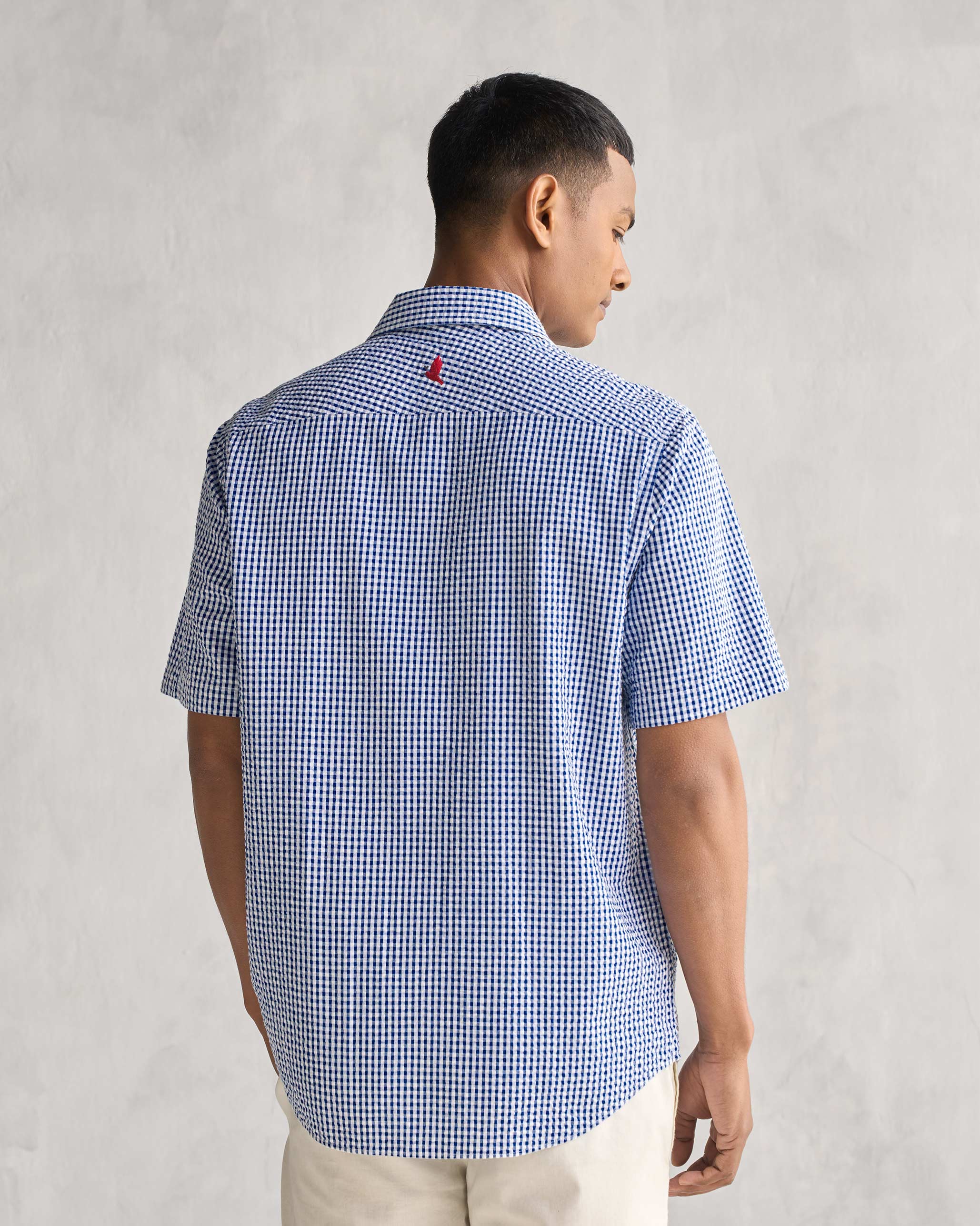 The Holiday Shirt - Blue & White - Image 4